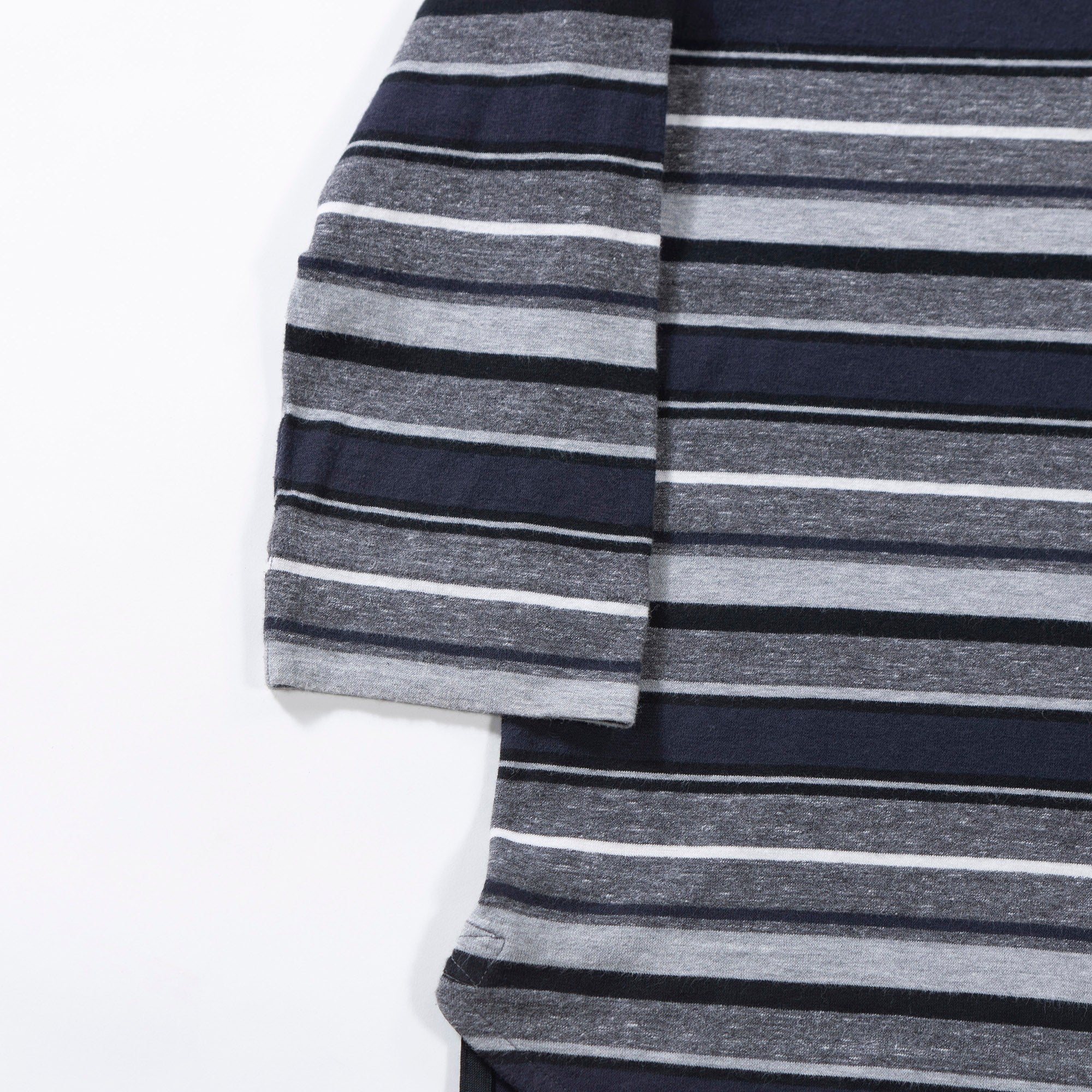 COMME des GARCONS HOMME Comme des Garcons Homme AD2013 Multi-border cut and sew 7/8 length Men's top Long T