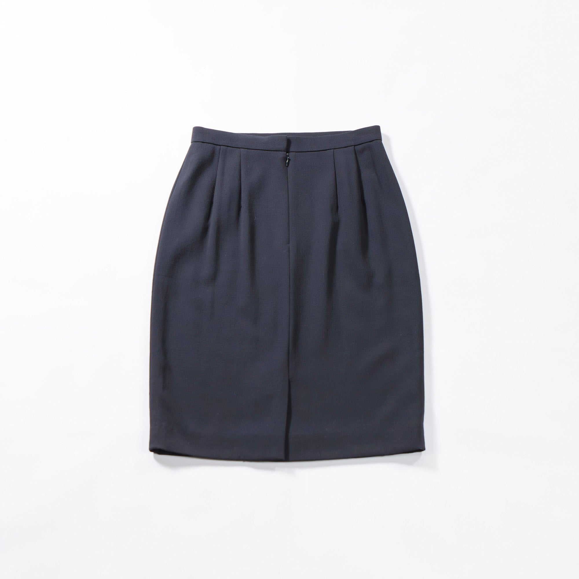 アクアスキュータム Aquascutum コクーンスカート ウール100% ネイビー レディースファッション レディースボトムス レディーススーツ