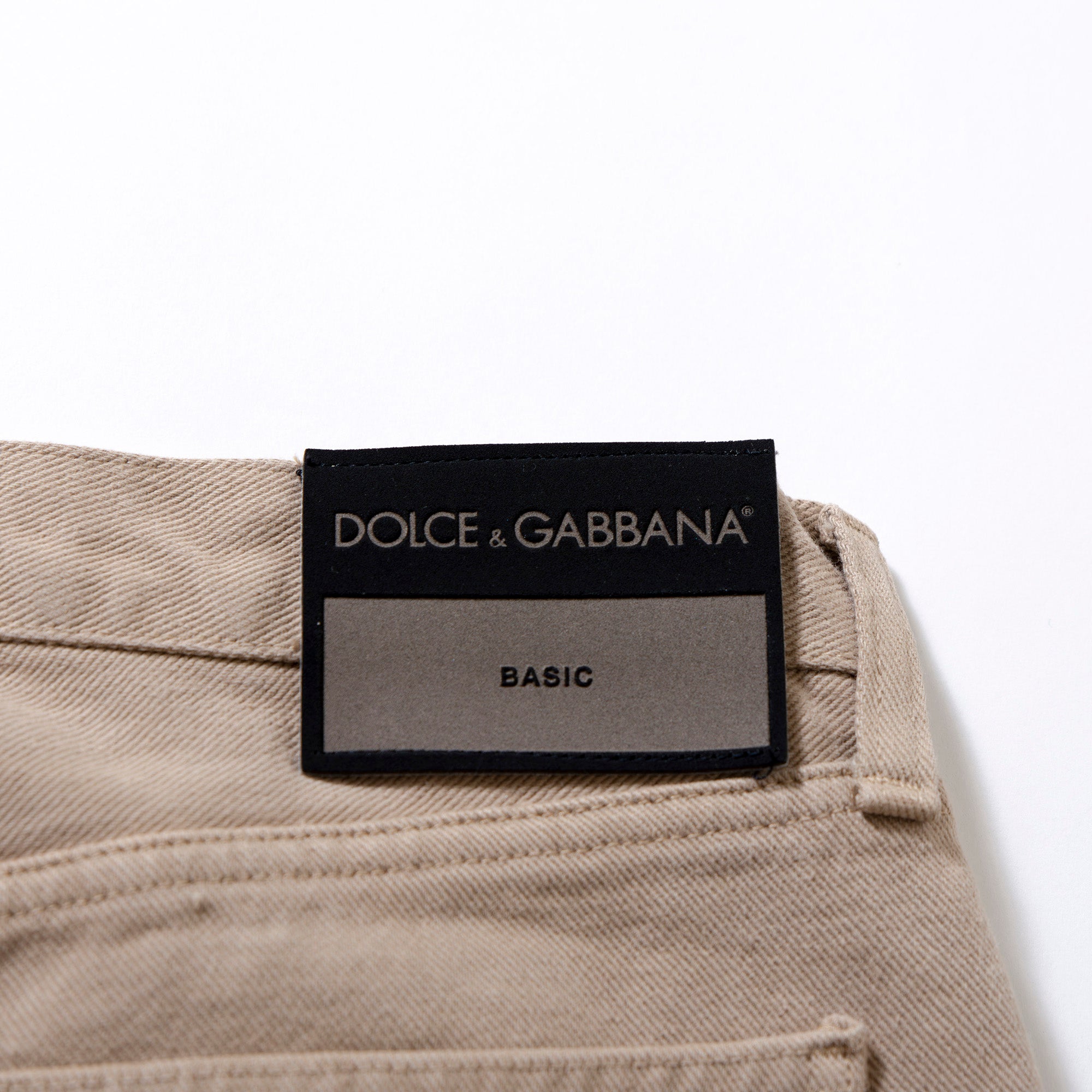 ドルチェ&ガッバーナ DOLCE&GABBANA ベルボトム デニムパンツ フレアパンツ ダメージ加工 ベージュ レディースファッション ボトムス