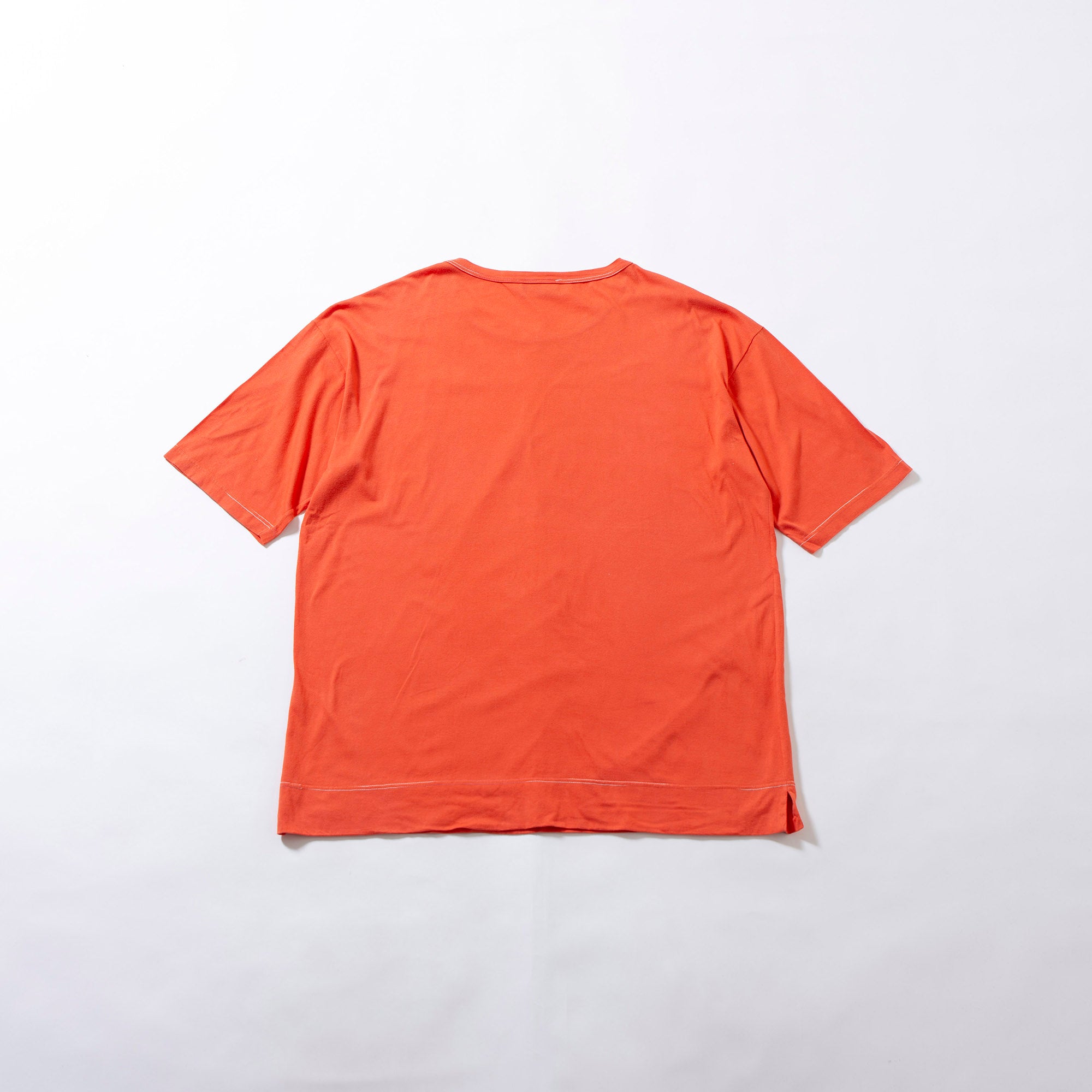 ミッソーニ MISSONI グラフィックプリント Tシャツ ブラッドオレンジ 半袖Tシャツ ショートスリーブ イタリア製 オーバーサイズ メンズ