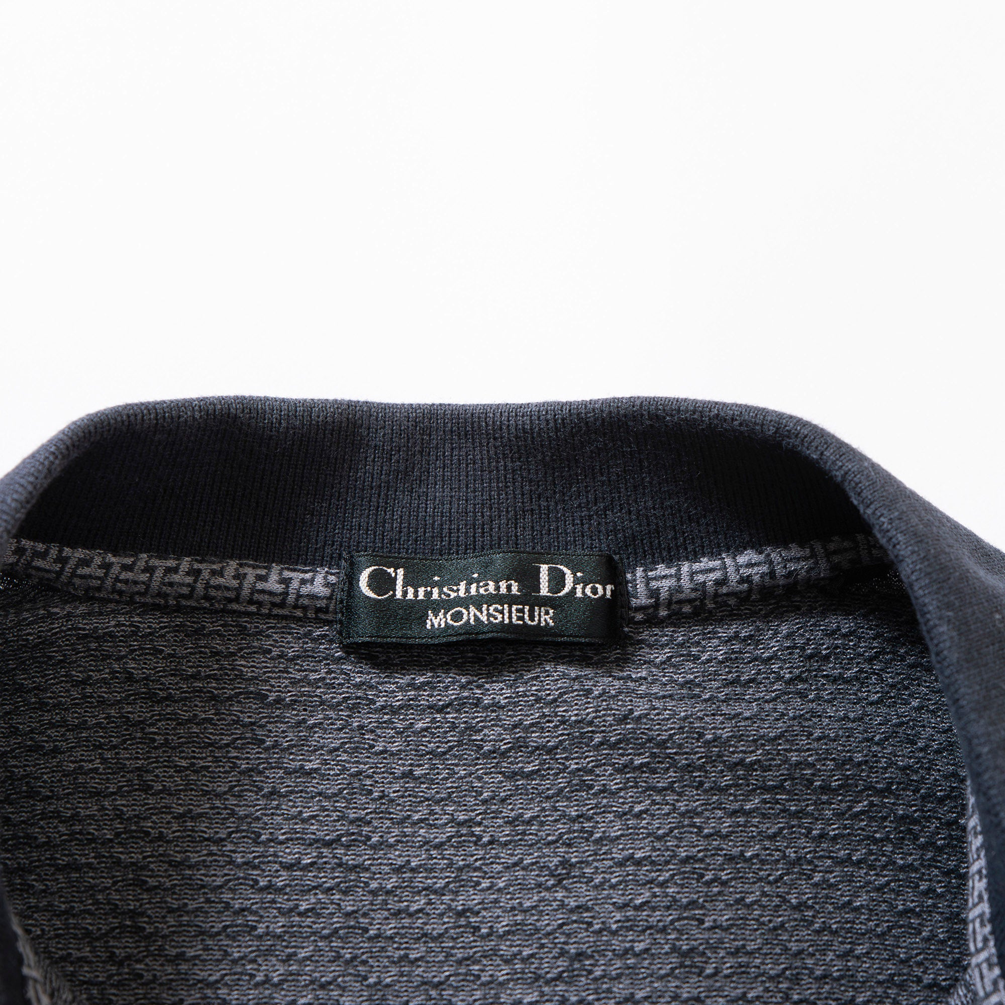 ディオール Christian Dior MONSIEUR 総柄ポロシャツ グレー ショートスリーブ Tシャツ ディオールオム DIOR HOMME メンズトップス