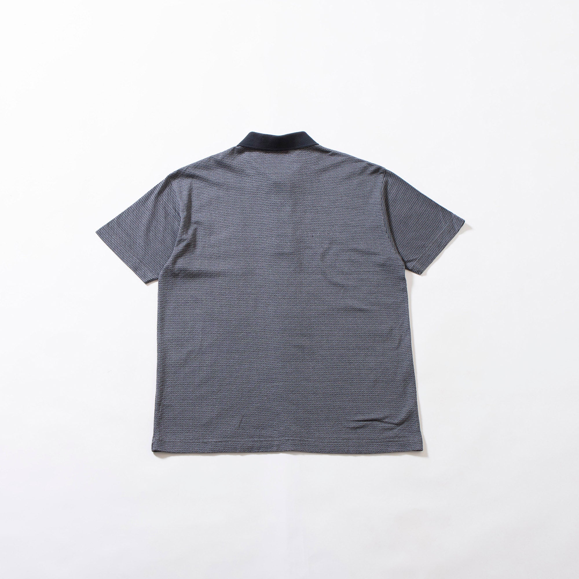 ディオール Christian Dior MONSIEUR 総柄ポロシャツ グレー ショートスリーブ Tシャツ ディオールオム DIOR HOMME メンズトップス
