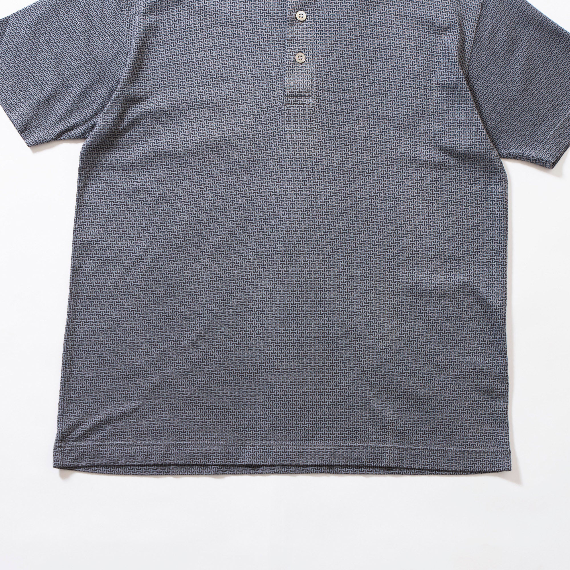 ディオール Christian Dior MONSIEUR 総柄ポロシャツ グレー ショートスリーブ Tシャツ ディオールオム DIOR HOMME メンズトップス