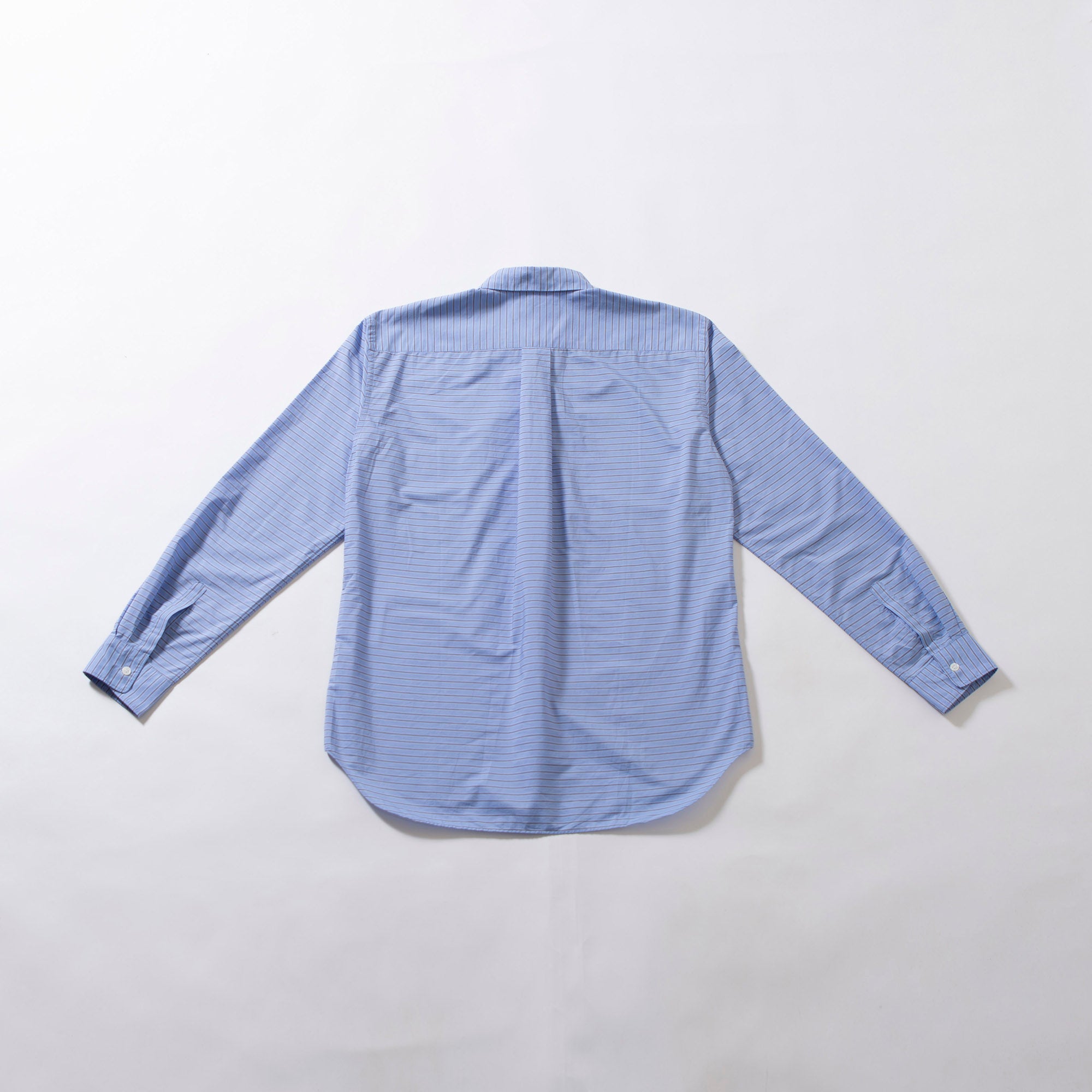 コムデギャルソン HOMME DEUX COMME des GARCONS AD2017 ストライプシャツ サックスブルー 川久保玲 長袖シャツ ロングスリーブトップス