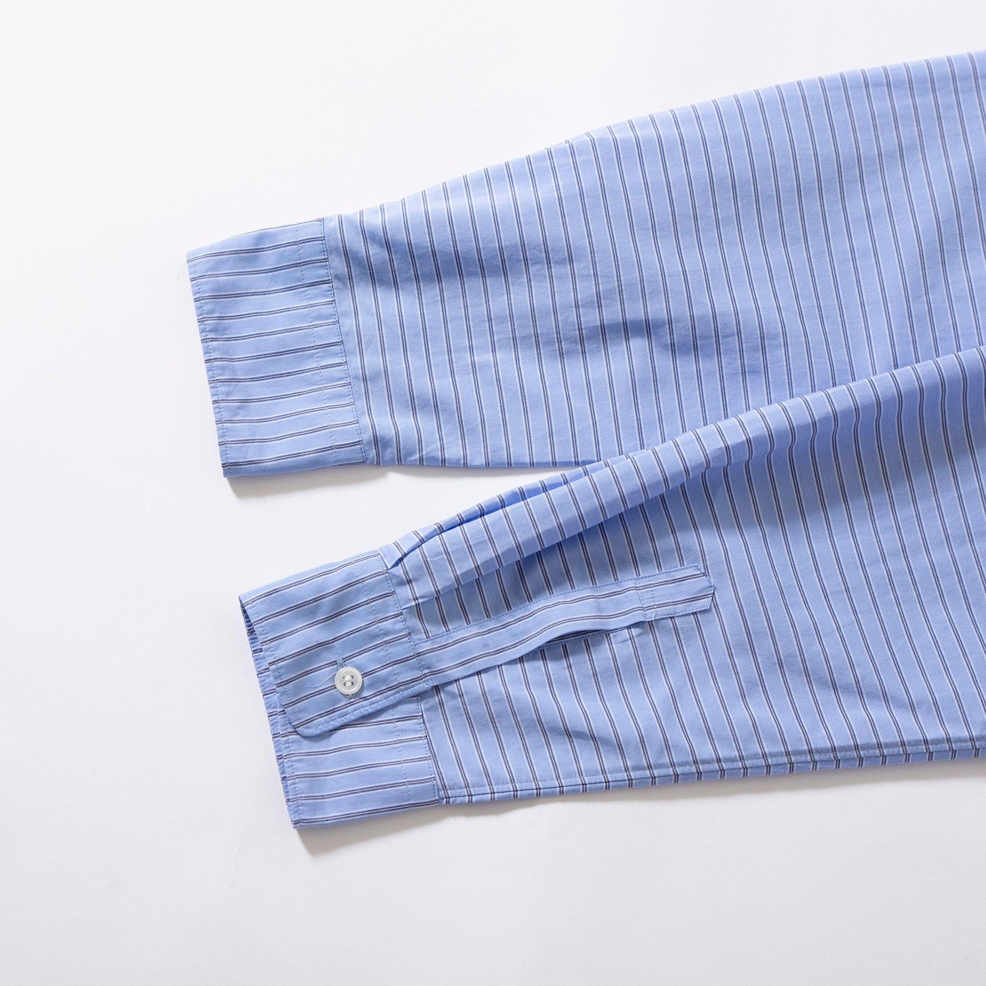 コムデギャルソン HOMME DEUX COMME des GARCONS AD2017 ストライプシャツ サックスブルー 川久保玲 長袖シャツ ロングスリーブトップス