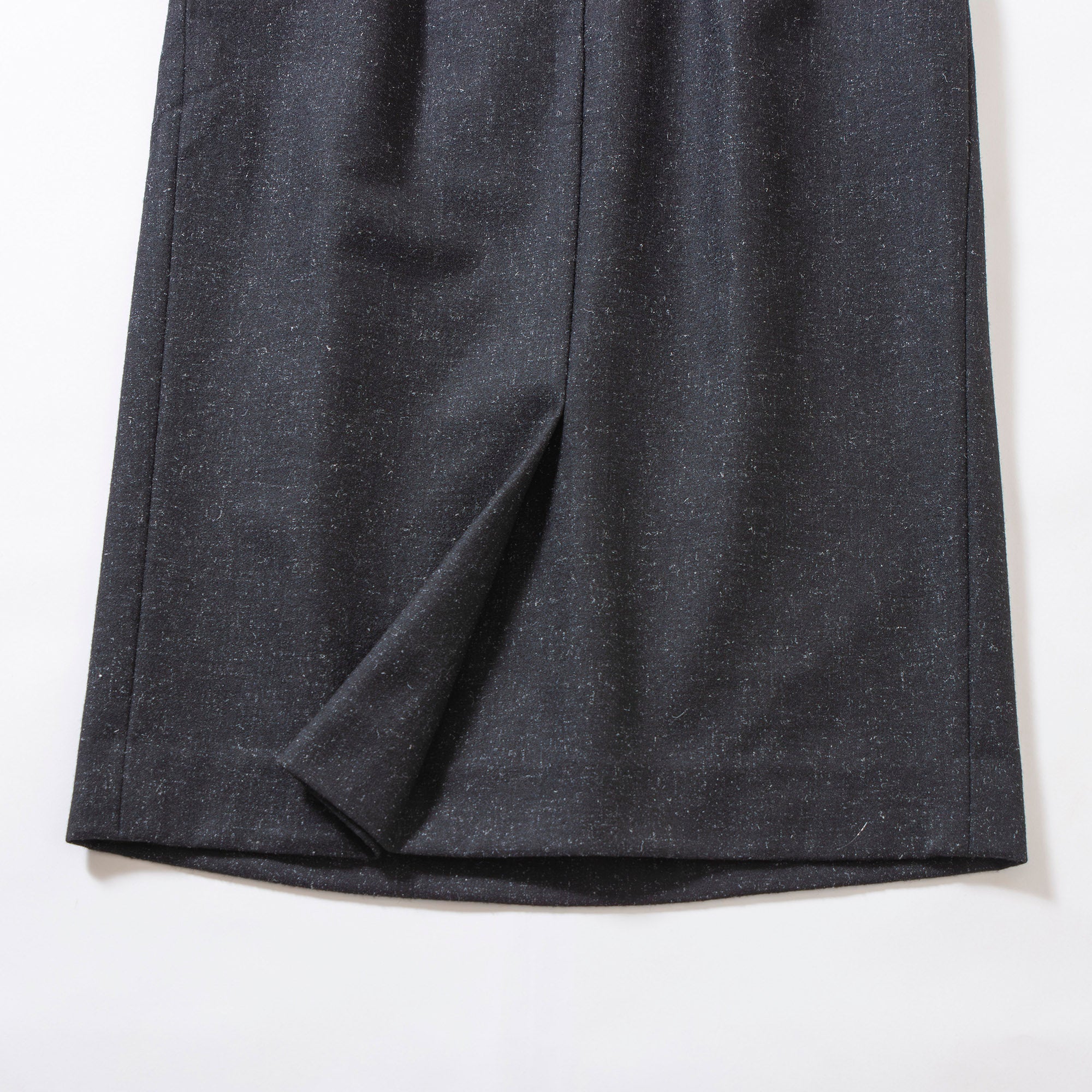 ディオール Christian Dior PRT--PORTER ウールスカート グレー タイトスカート コクーンスカート ミディ丈 レディースボトムス