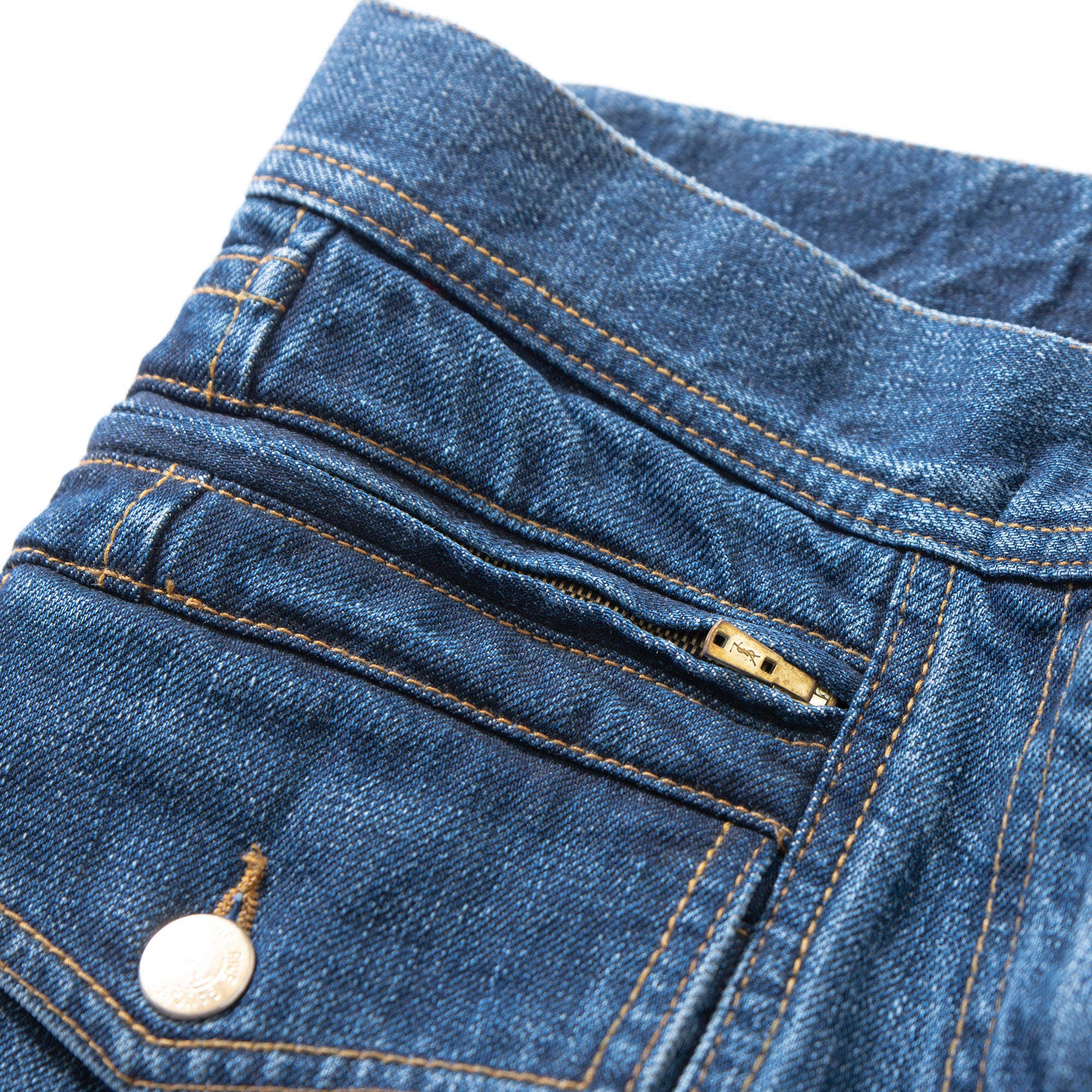 サンローラン Yves Saint Laurent rive gauche ベルボトムデニムパンツ インディゴ 00s イタリア Y2K フレアデニム ブーツカット ジーン