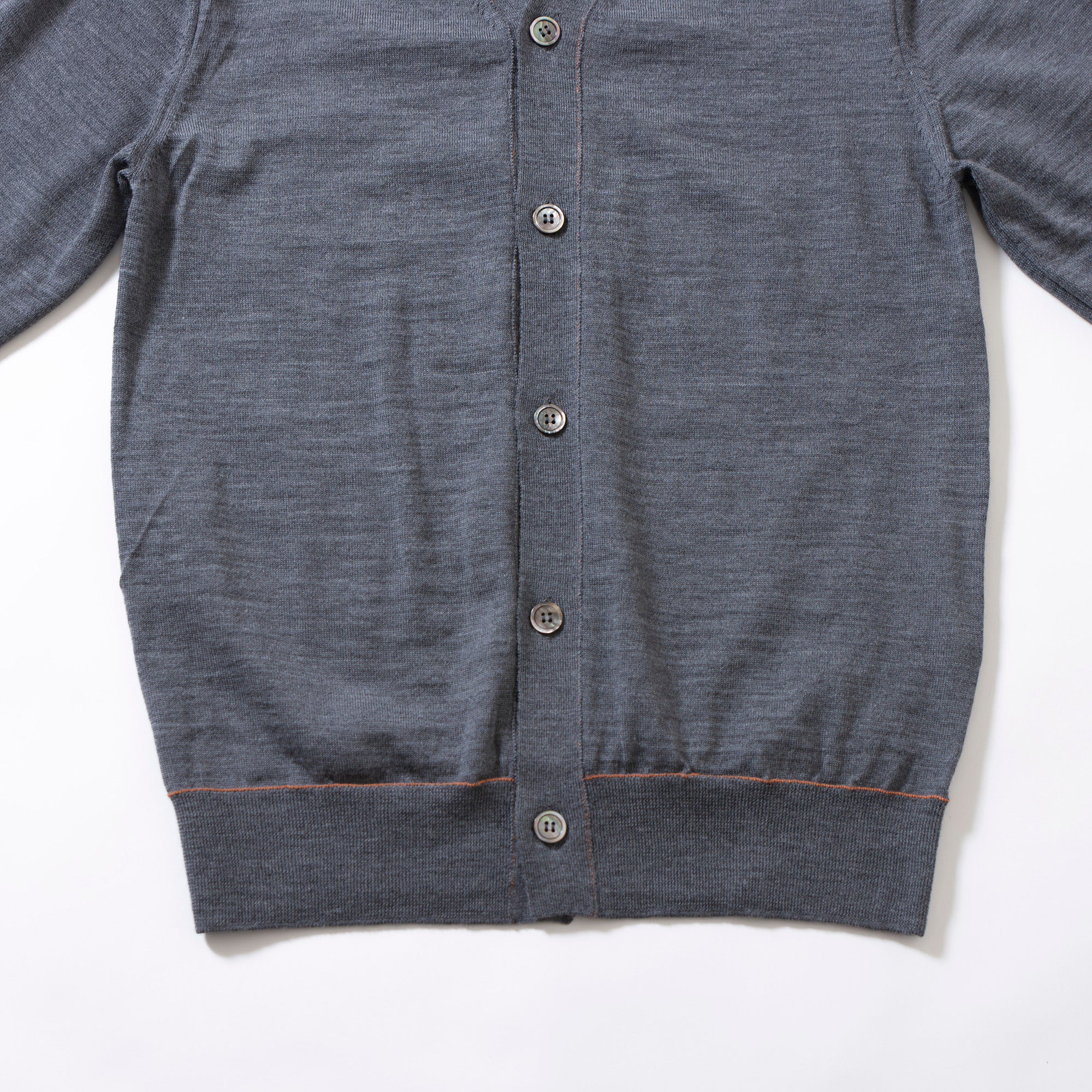 コムデギャルソン COMME des GARCONS HOMME DEUX AD2014 Vネック カーディガン グレー M ウール100% ◆新品タグ付き◆ ニット 川久保玲