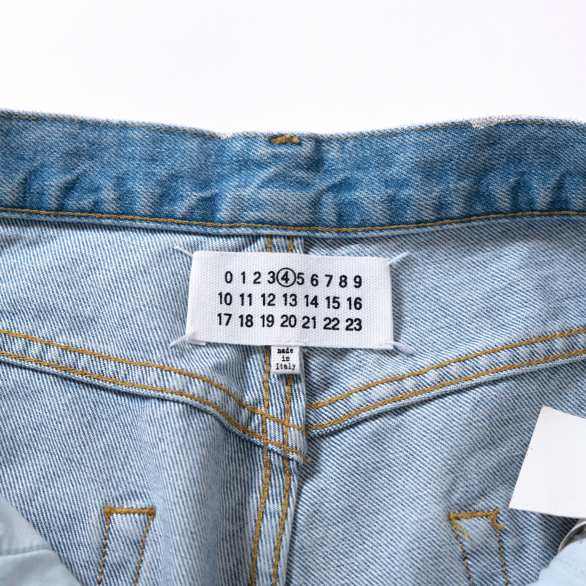 メゾンマルジェラ Maison Margiela ペンキデニム ビアンケット Signature White ホワイトペイント レディース ◆新品タグ付き◆ ジーンズ