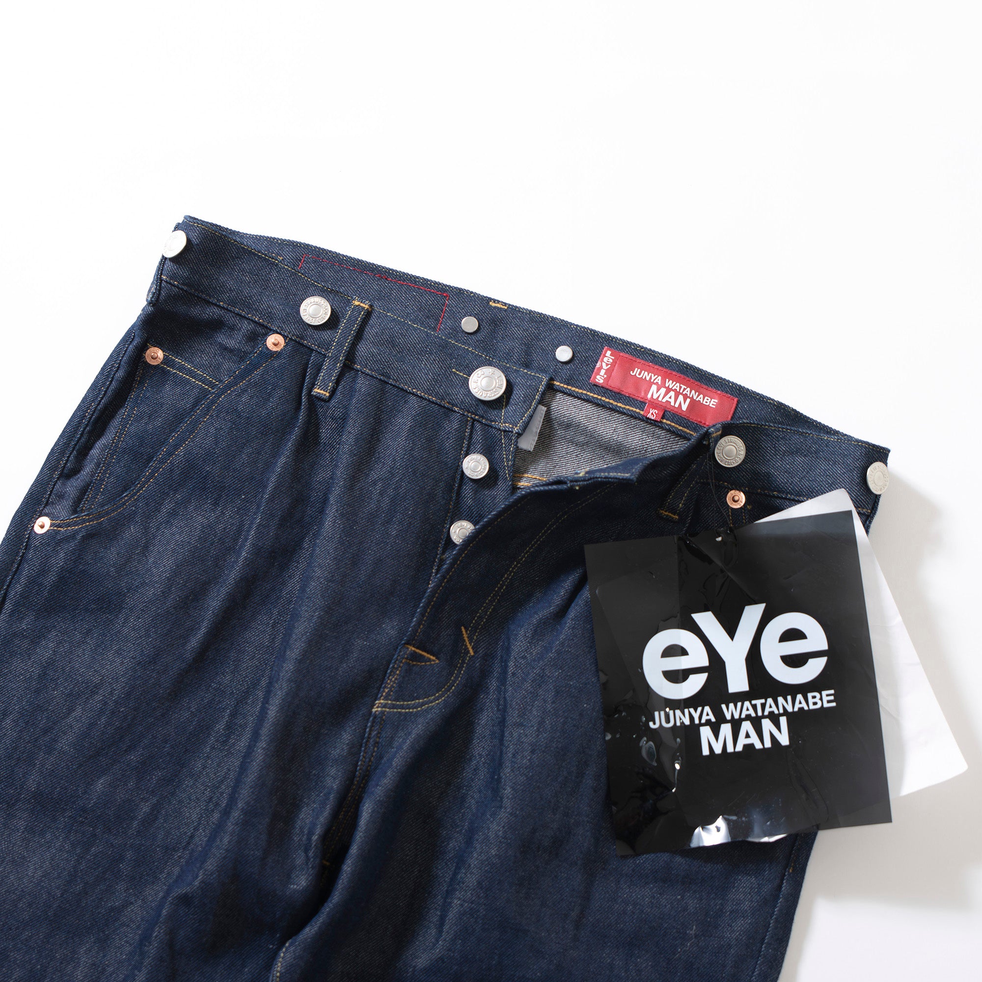 コムデギャルソン COMME des GARCONS ジュンヤワタナベマン JUNYA WATANABE MAN リーバイス Levi's コラボ AD2021 ジーンズ ◆新品タグ付き