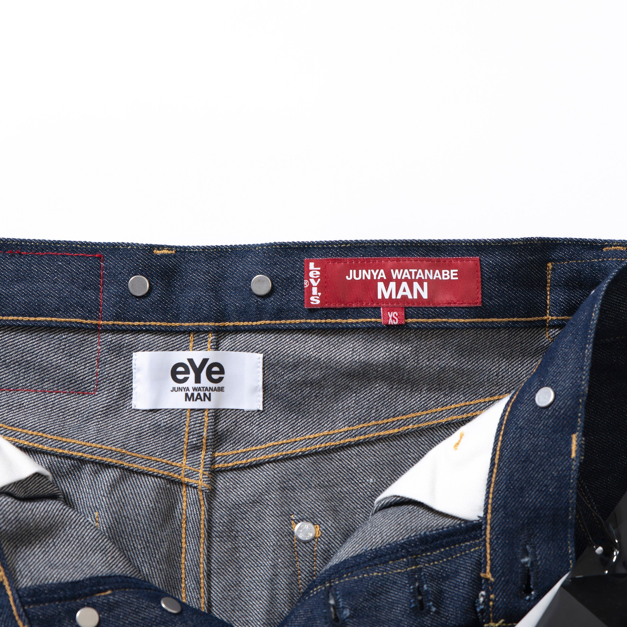 コムデギャルソン COMME des GARCONS ジュンヤワタナベマン JUNYA WATANABE MAN リーバイス Levi's コラボ AD2021 ジーンズ ◆新品タグ付き