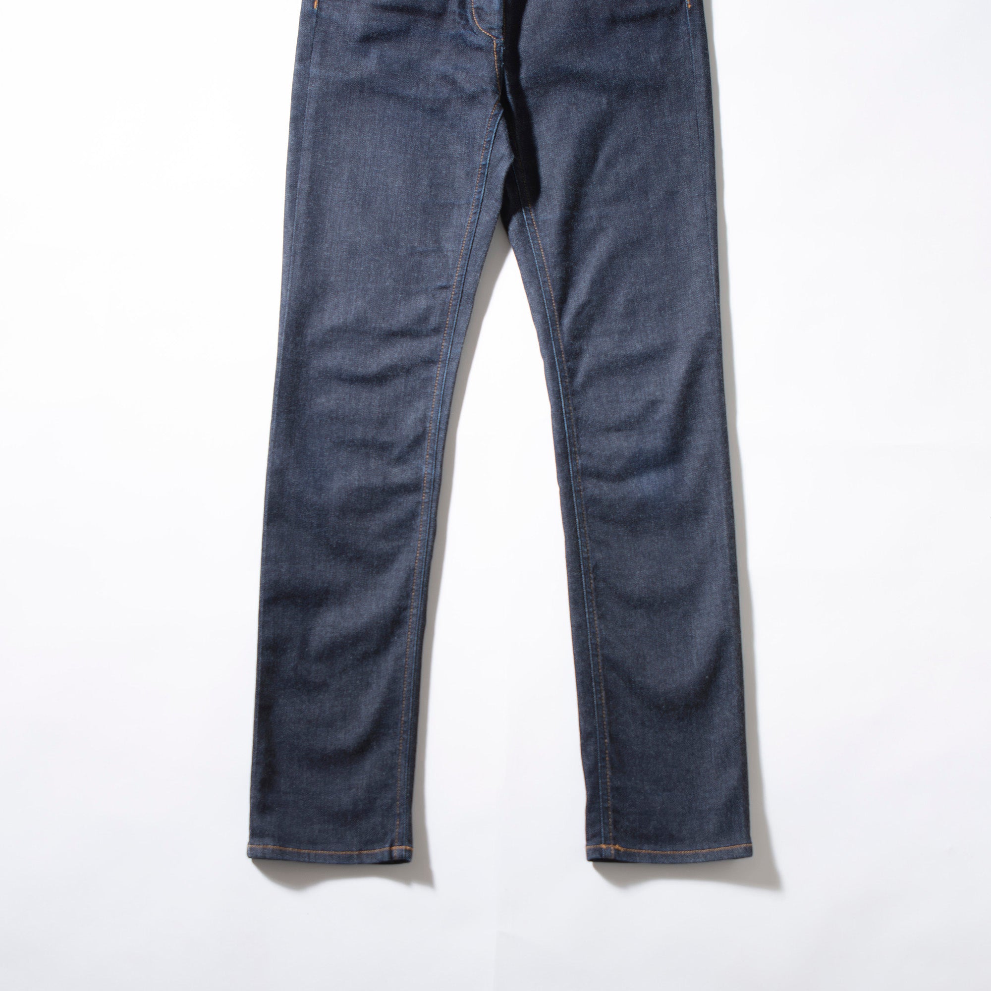 Maison Margiela Women's Straight-leg Denim Jeans, Size 40, Indigo, Made in Italy, Button Fly, Five-Pocket Denim