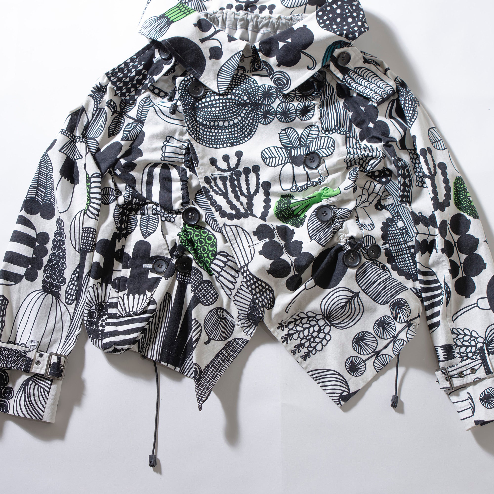Junya Watanabe COMME des GARÇONS × marimekko jacket from Junya Watanabe's 2018SS collection