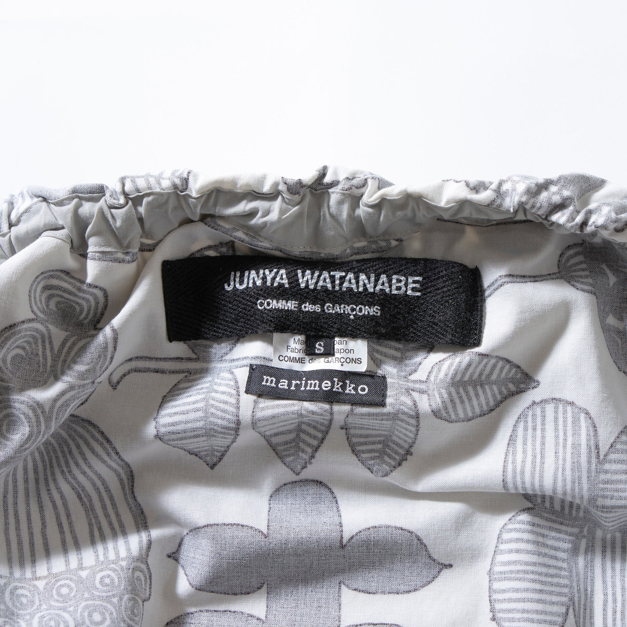 Junya Watanabe COMME des GARÇONS × marimekko jacket from Junya Watanabe's 2018SS collection
