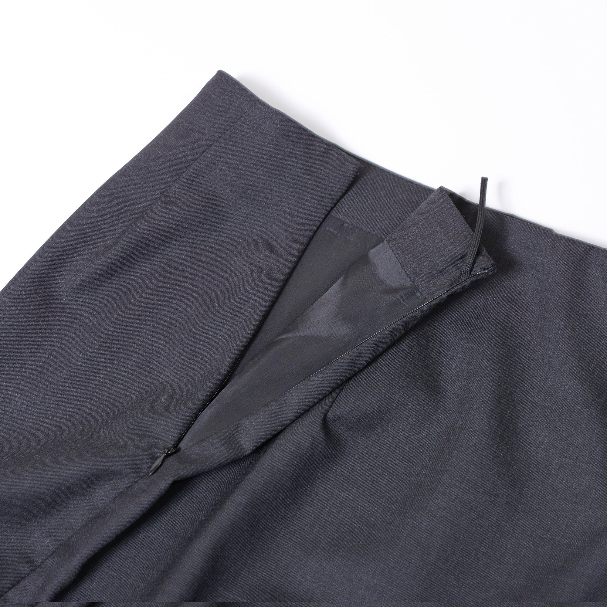 Versace GIANNI VERSACE COUTURE Women's Dark Gray Wool and Silk Skirt Suit with Gold Buttons, New with Tags