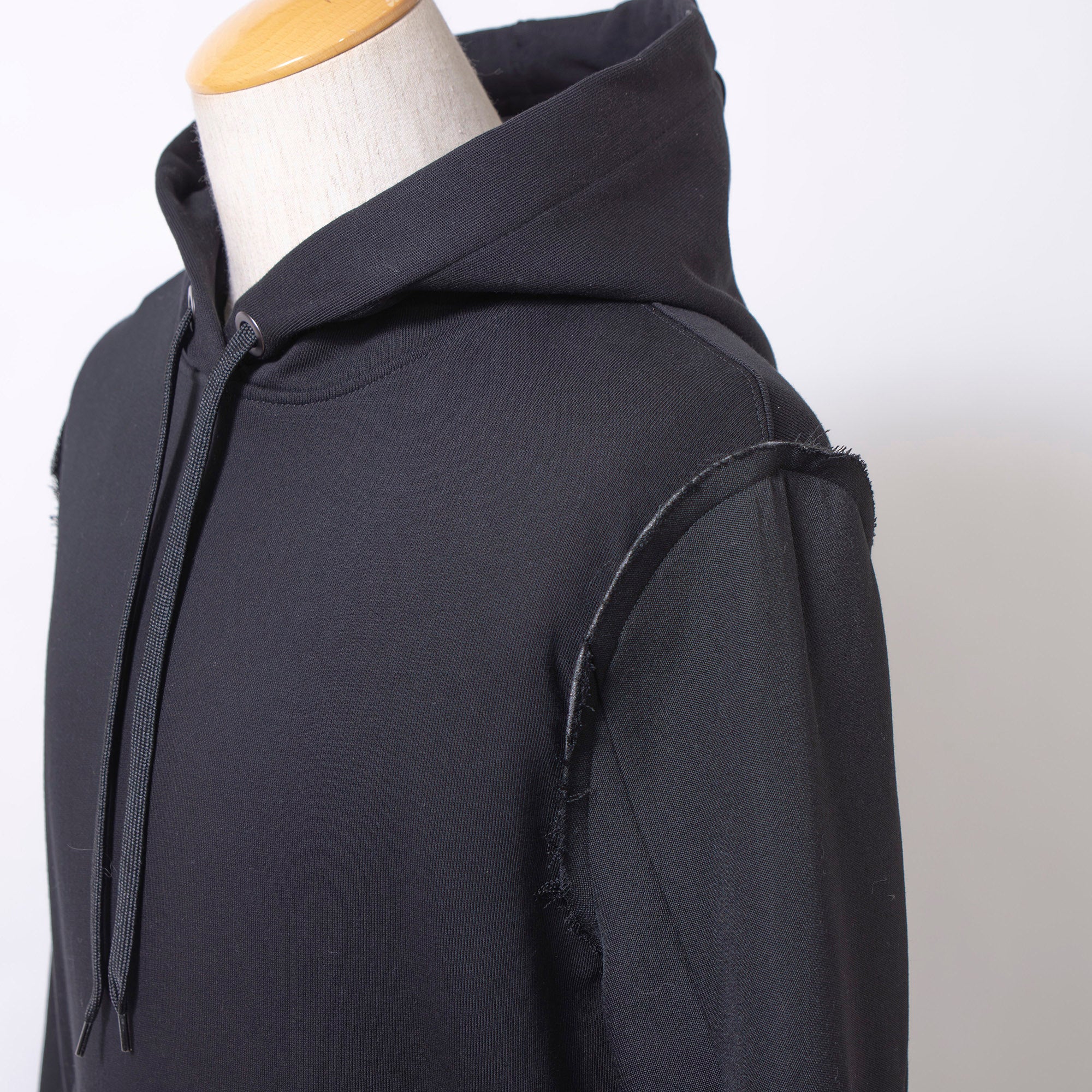 Burberry Reconstructed Hoodie with Docking and Button-Down Jacket Sleeves, Black, Size XS, Unisex, Made in Italy, New with Tags