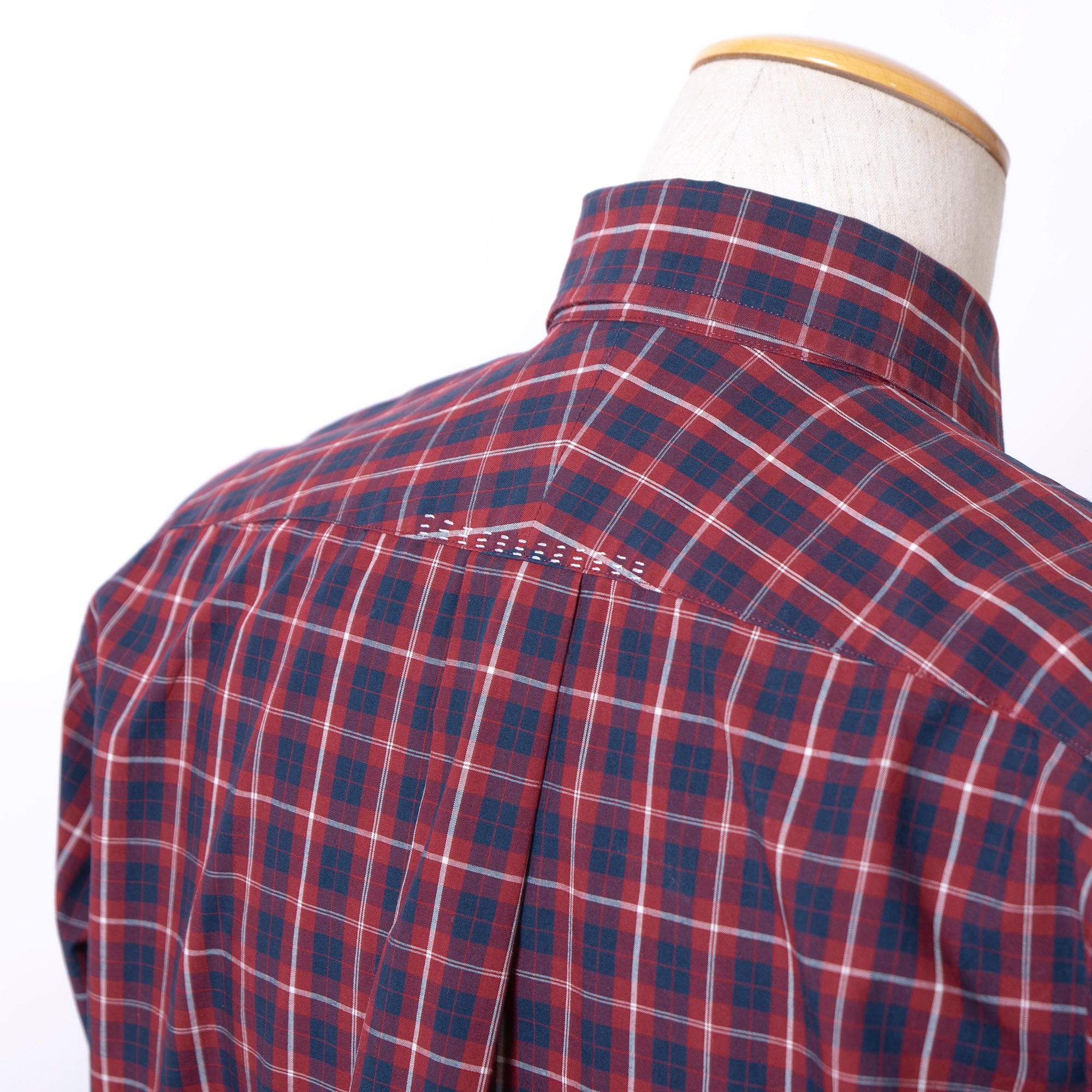 COMME des GARÇONS JUNYA WATANABE MAN AD2009 Check Shirt, Long Sleeve, Men's, Size S, Reconstructed Docking