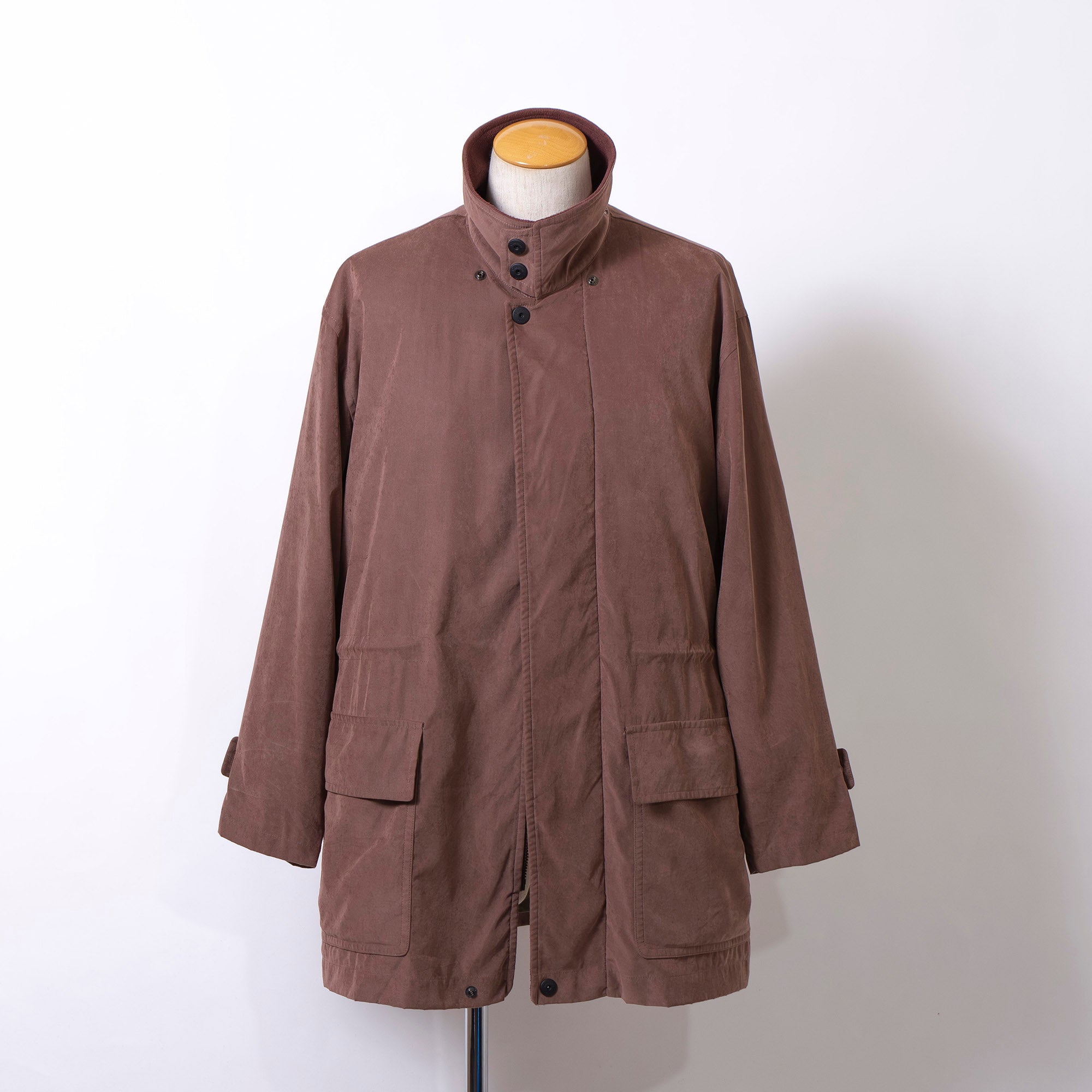 Christian Dior MONSIEUR Field Coat, Brown, Size M, Hidden Front, Lined, Faded, 90s, Dior Homme