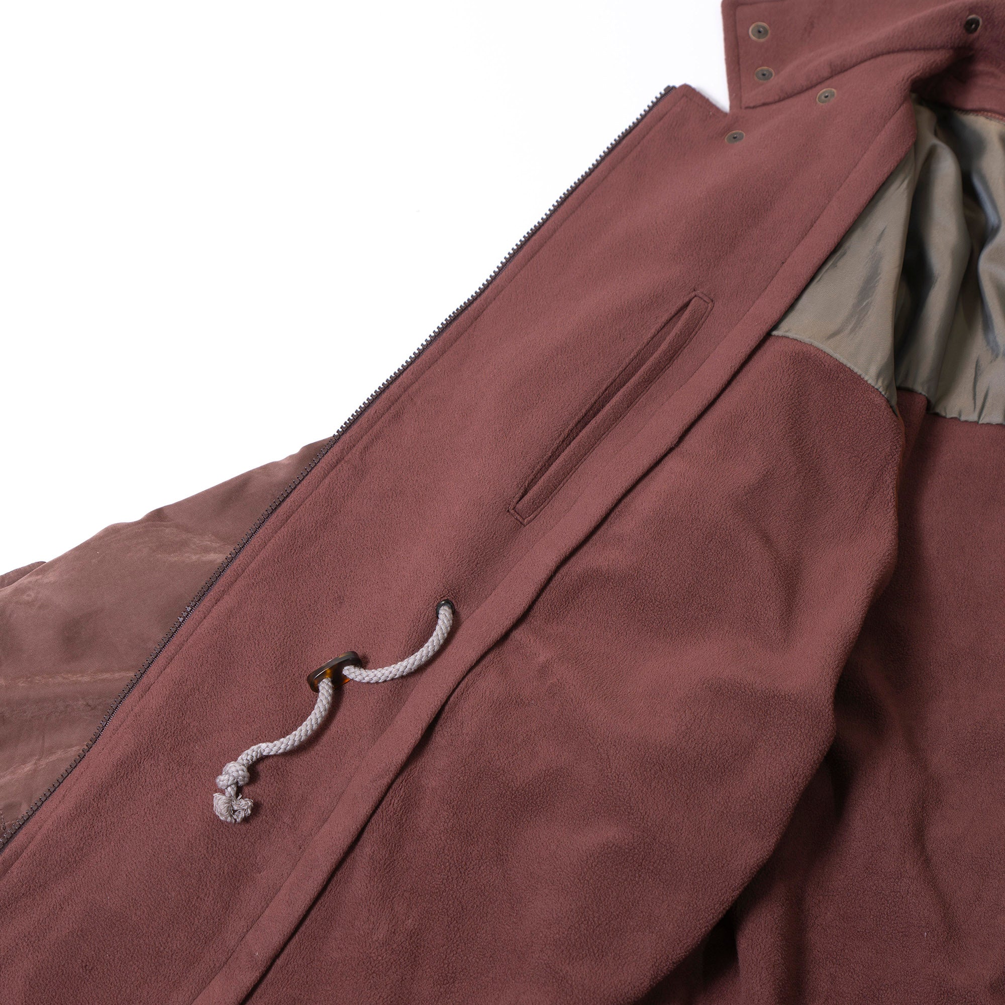 Christian Dior MONSIEUR Field Coat, Brown, Size M, Hidden Front, Lined, Faded, 90s, Dior Homme