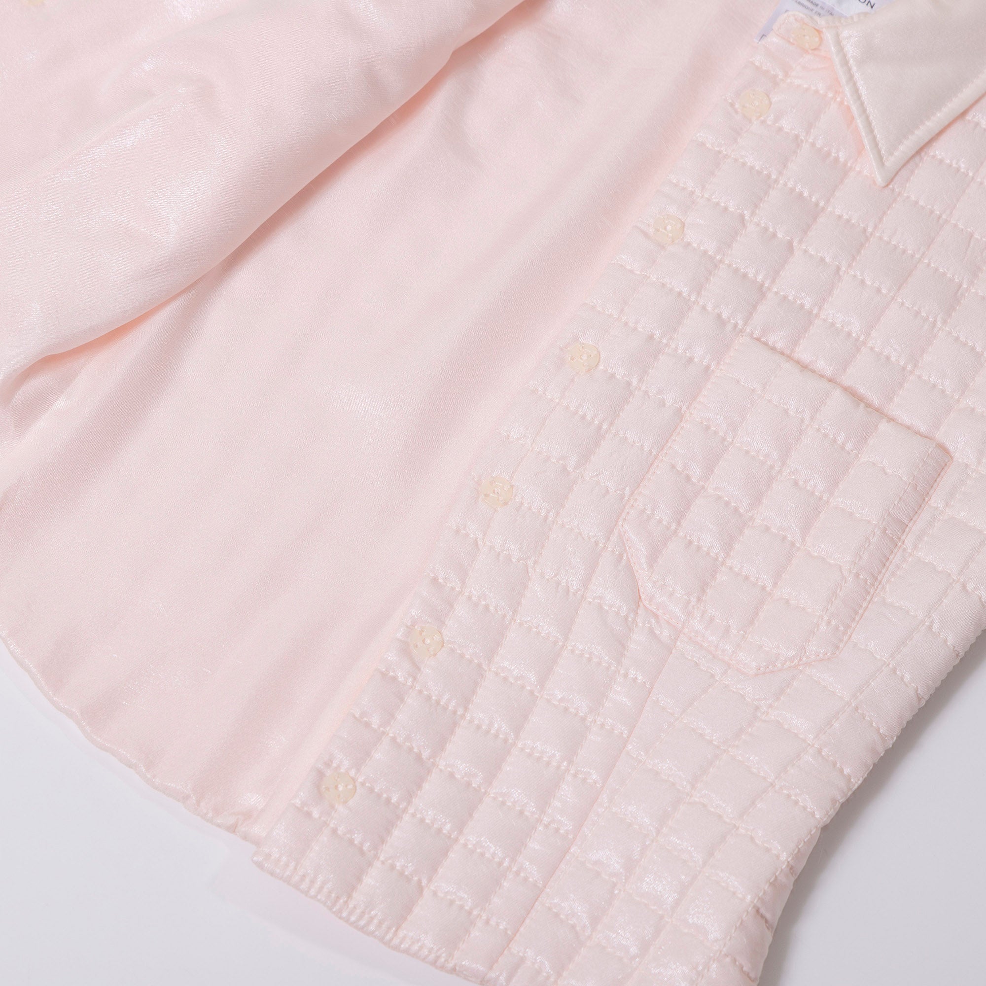 CHANEL Quilted Vest 00T Pink Sleeveless with Glitter, Size 38, Made in Italy, Women's Lightweight Outerwear, Vest, Waistcoat
