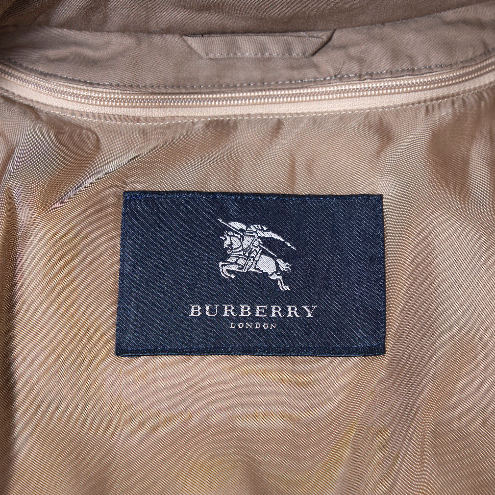 Burberry London Nova Check Hooded Balcony Coat with Liner and Raglan Sleeves, Beige, Size M, 3-Way, Men's Outerwear