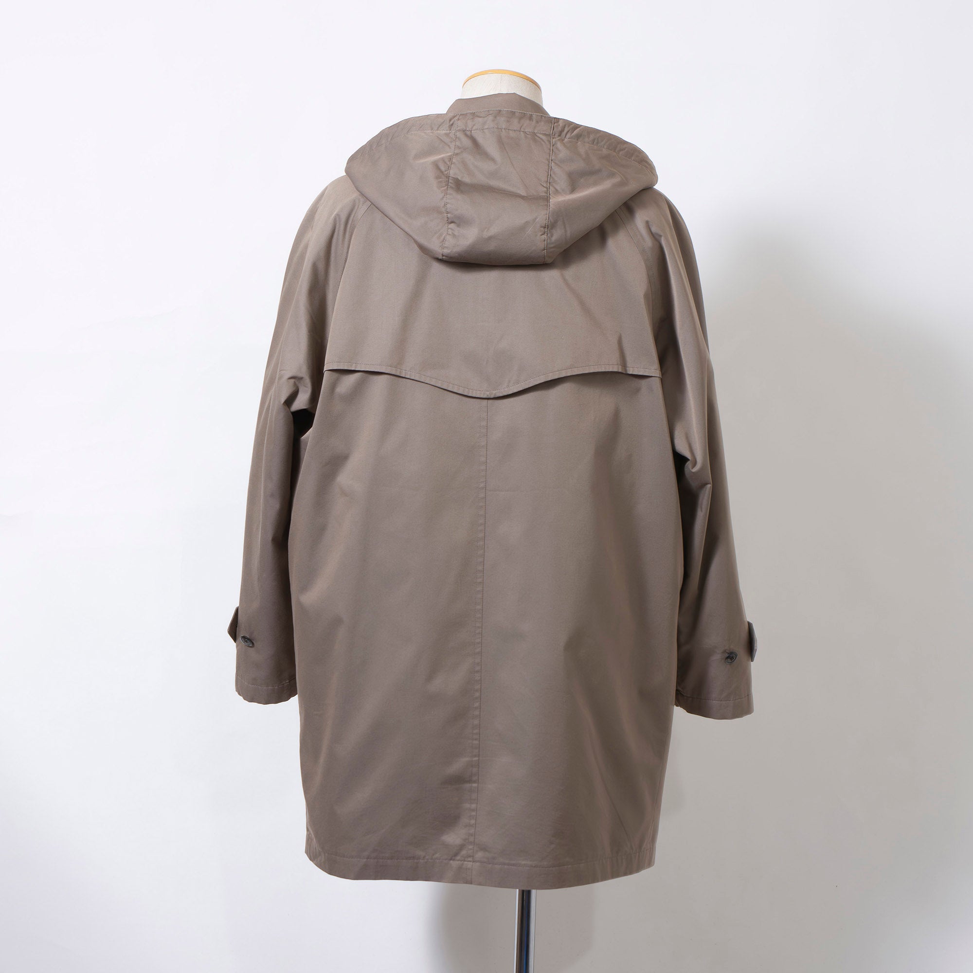 Burberry London Nova Check Hooded Balcony Coat with Liner and Raglan Sleeves, Beige, Size M, 3-Way, Men's Outerwear