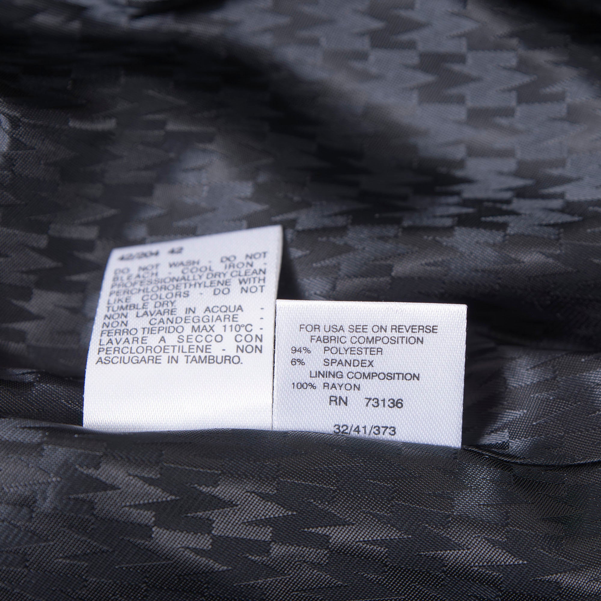 マックスマーラ MaxMara トレンチコート ダブル ブラック 光沢あり ステッチ イタリア製 ポリエステル ポリウレタン アウター ロングコート