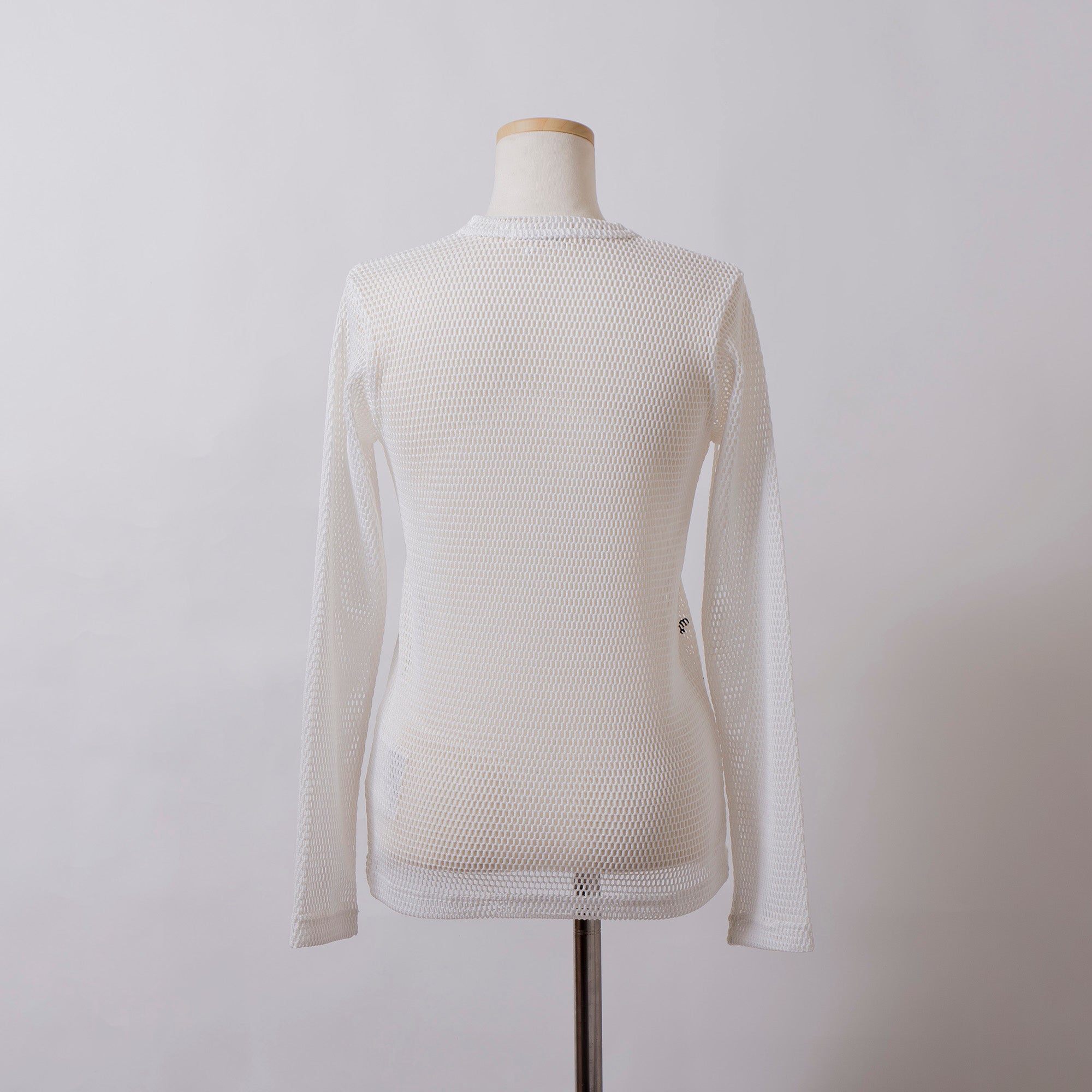 コムデギャルソン COMME des GARCONS Alisa Yoffeコラボ 2019 メッシュTシャツ ロングスリーブ モノトーン ロンT 長袖 トップス カットソー