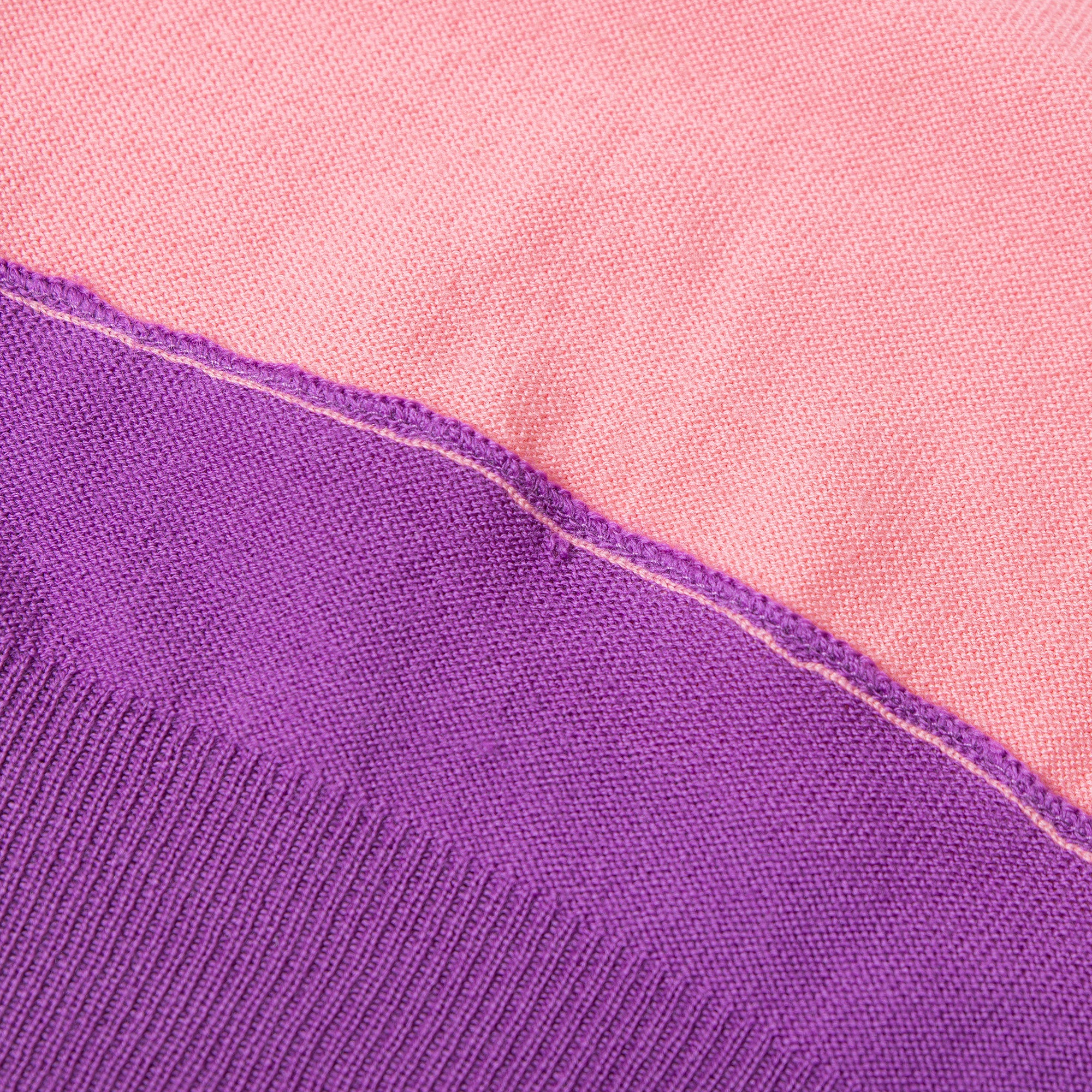 コムデギャルソン COMME des GARCONS COMME des GARCONS コムコム Vネックニット セーター バイカラー イタリア製 ウール100% 川久保玲