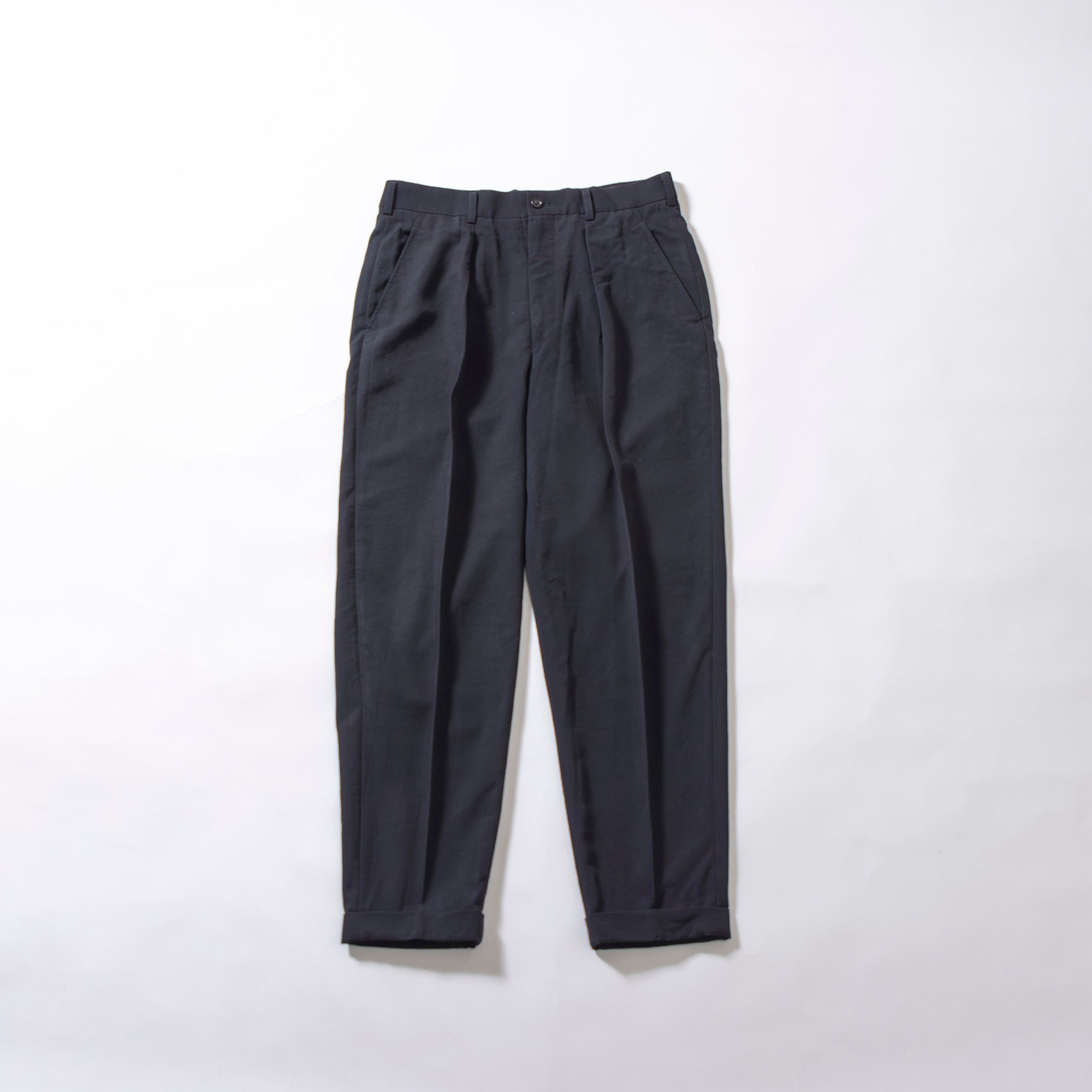 コムデギャルソン オム プリュス COMME des GARCONS HOMME PLUS AD1993 トラウザー ブラック 2タック センタープレス メンズ 川久保玲 90s