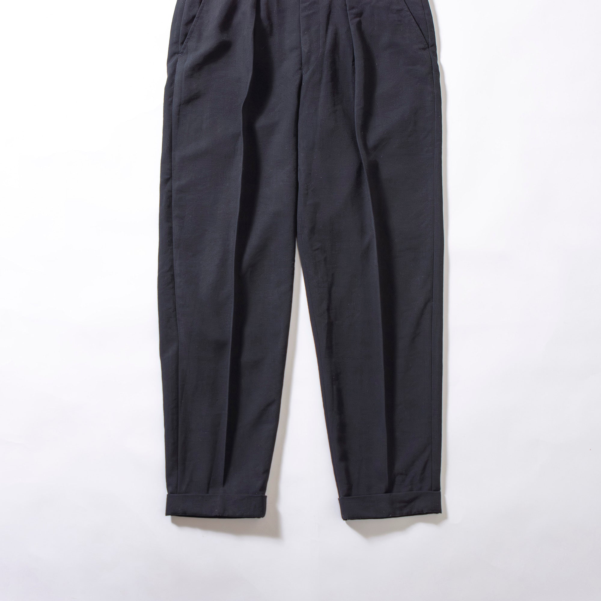 コムデギャルソン オム プリュス COMME des GARCONS HOMME PLUS AD1993 トラウザー ブラック 2タック センタープレス メンズ 川久保玲 90s