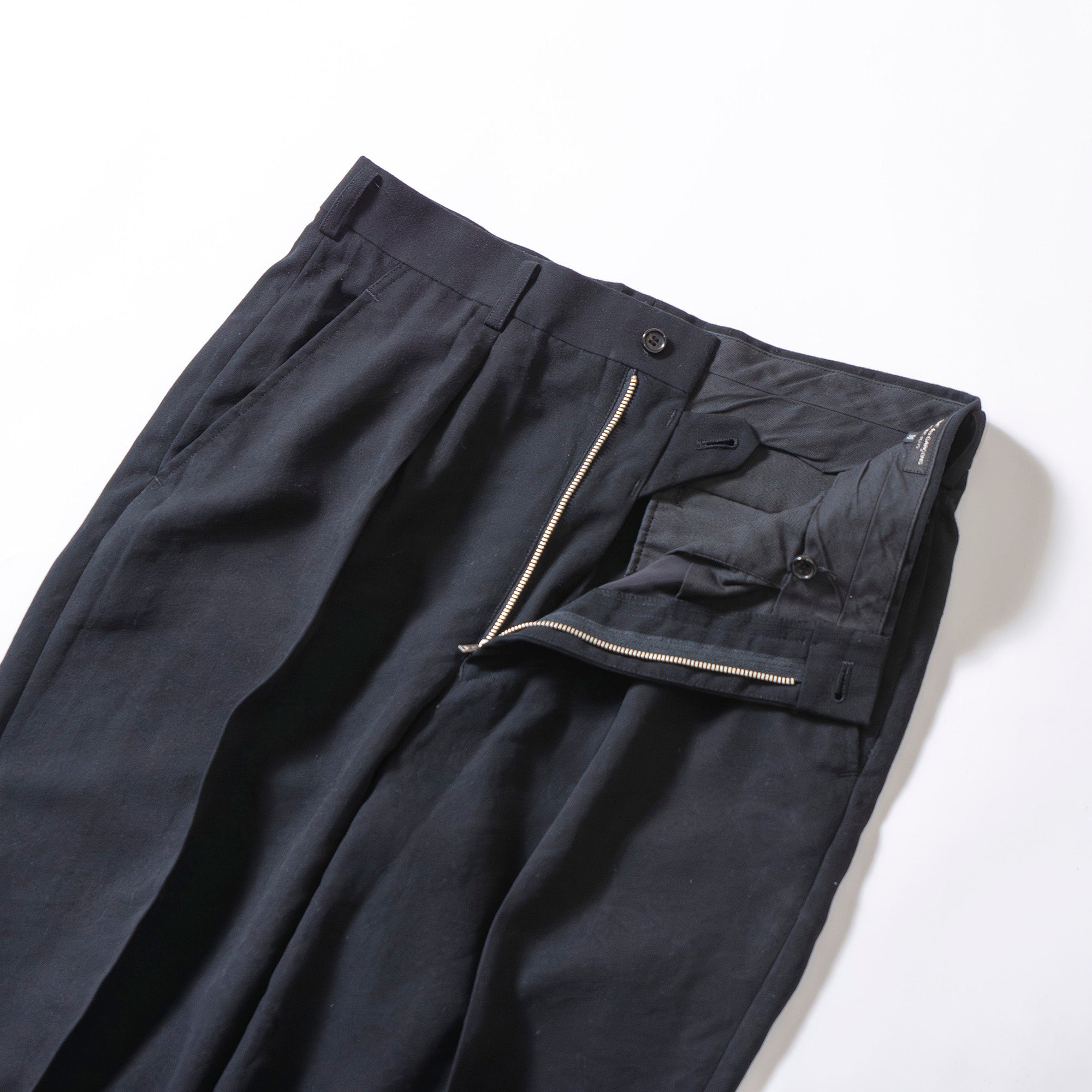 コムデギャルソン オム プリュス COMME des GARCONS HOMME PLUS AD1993 トラウザー ブラック 2タック センタープレス メンズ 川久保玲 90s