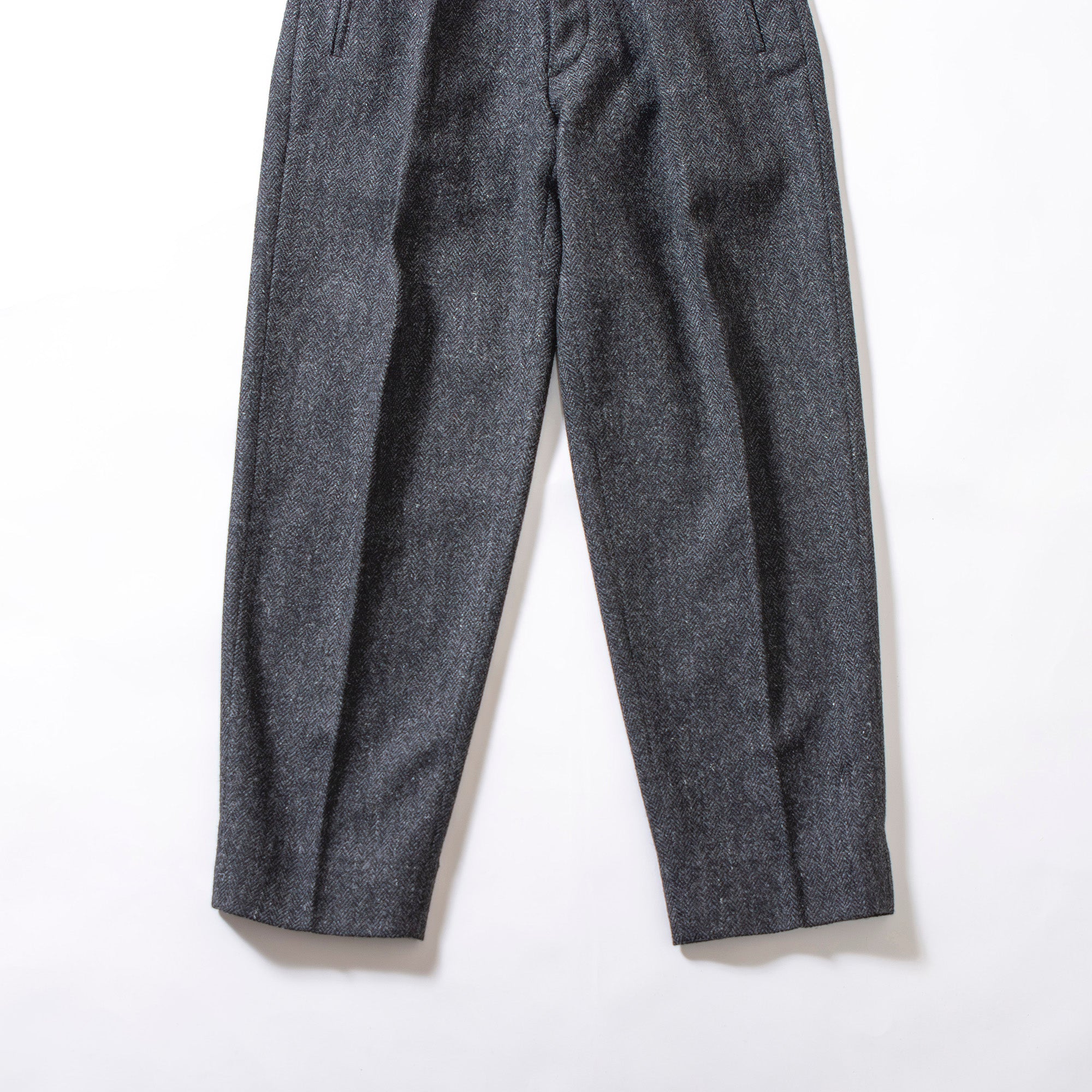 コムデギャルソン オム COMME des GARCONS HOMME デカオム 80年代 ヴィンテージ ウールツイード トラウザー グレー 川久保玲 スラックス