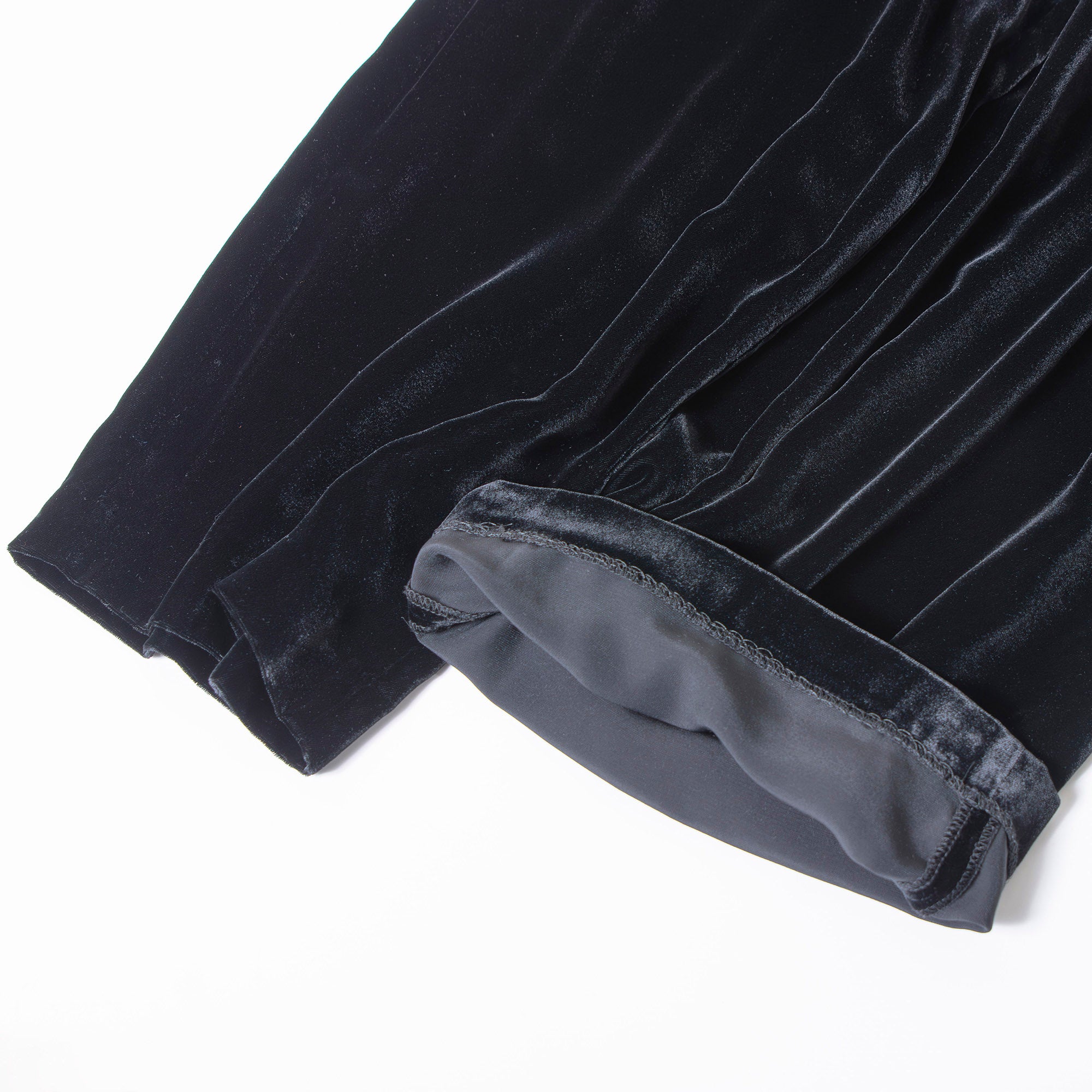 コムデギャルソン robe de chambre COMME des GARCONS AD1998 ベロア ワイド イージーパンツ ブラック レディース 川久保玲 コムコム