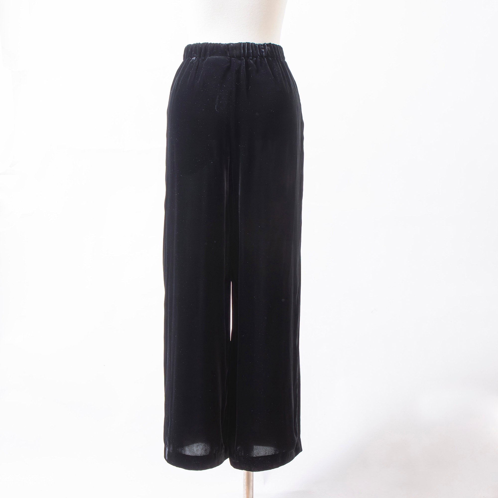 コムデギャルソン robe de chambre COMME des GARCONS AD1998 ベロア ワイド イージーパンツ ブラック レディース 川久保玲 コムコム