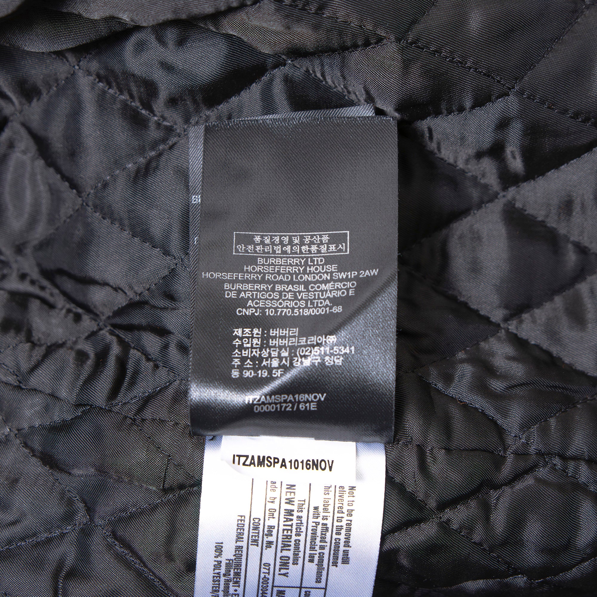 バーバリー プローサム BURBERRY PRORSUM ノーカラーコート 44 オレンジ レディース イタリア製 バージンウール キルティング ロングコート