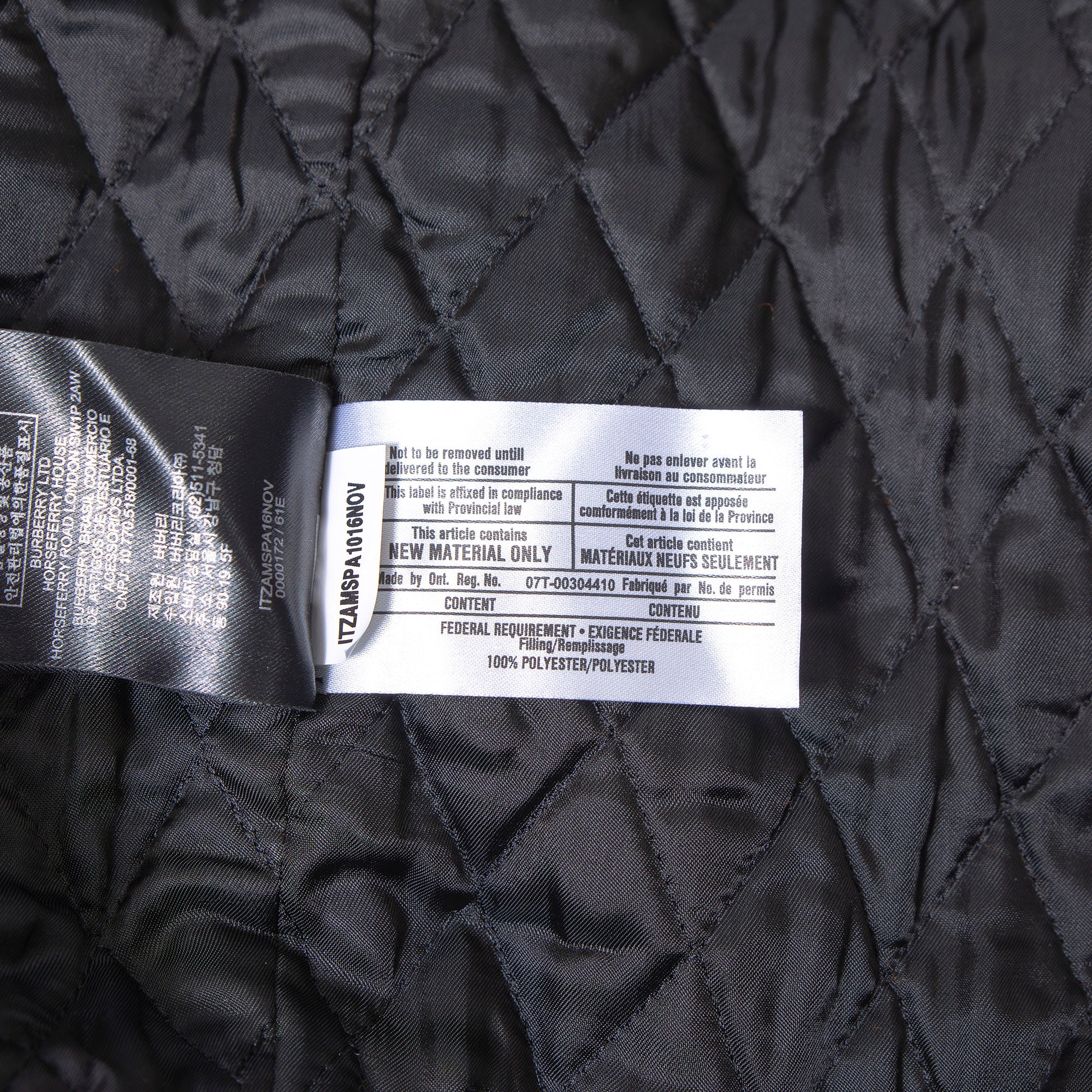 バーバリー プローサム BURBERRY PRORSUM ノーカラーコート 44 オレンジ レディース イタリア製 バージンウール キルティング ロングコート