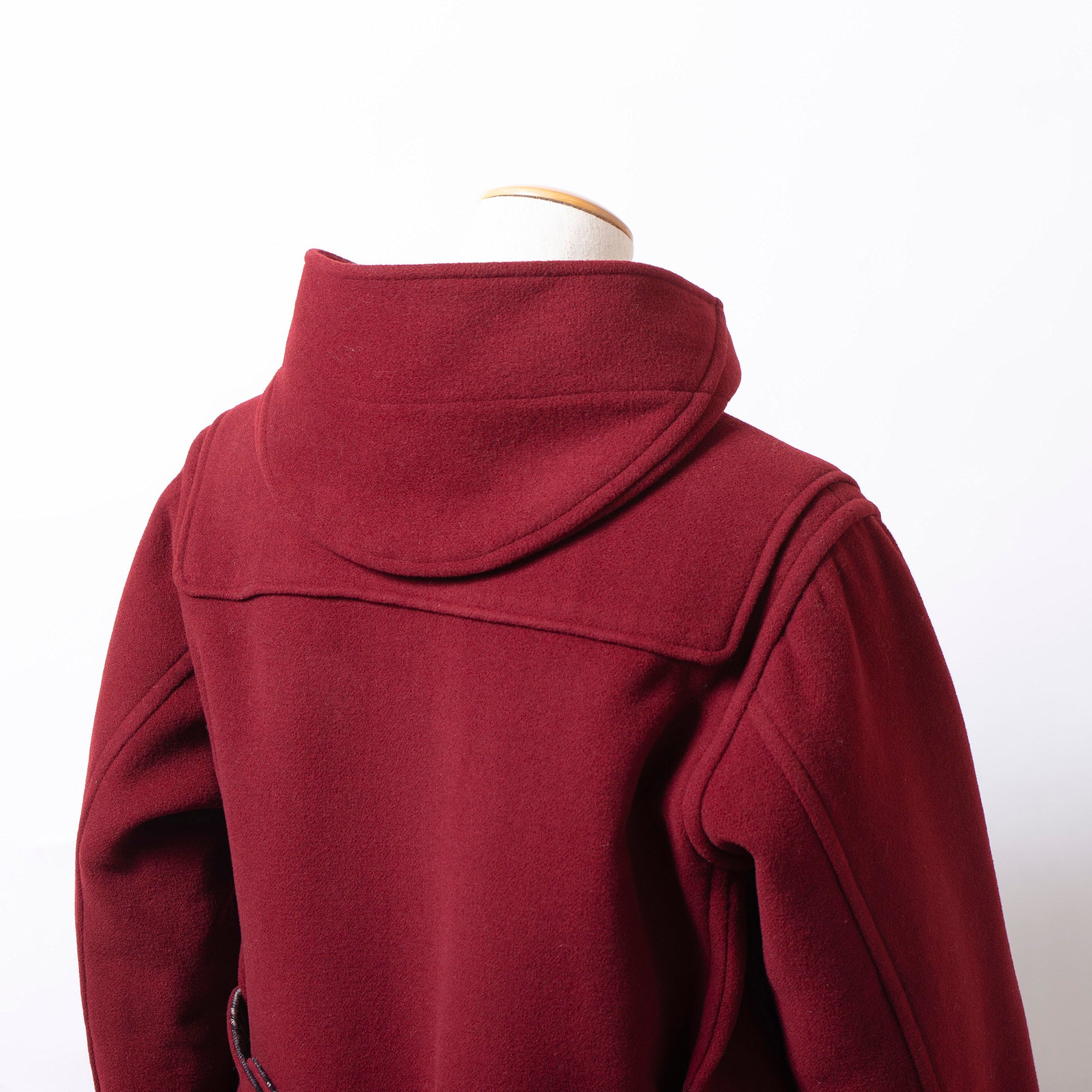 バーバリー ブラックレーベル BURBERRY BLACK LABEL ダッフルコート M ボルドー メンズ エンジ ノバチェック トグルボタン ロングコート