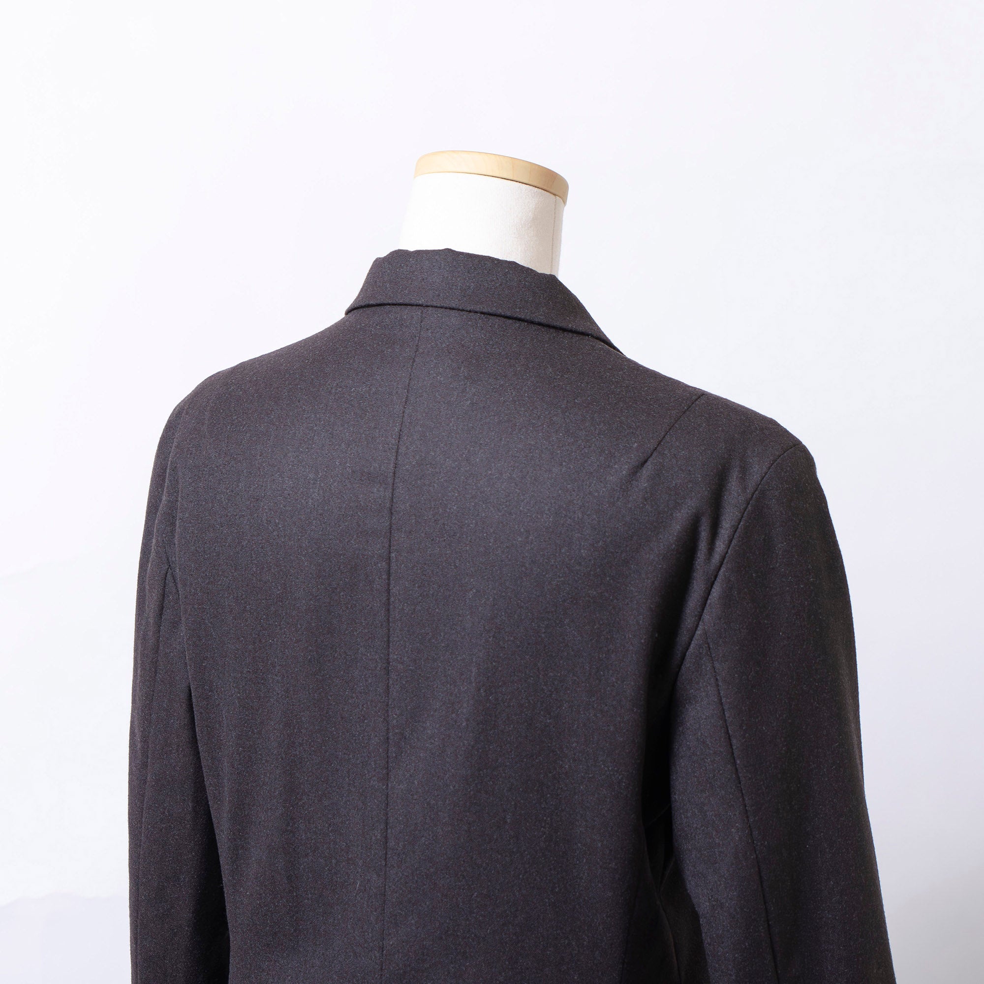 ジルサンダー JIL SANDER ウールジャケット 36 チャコール レディース 比翼仕立て ミニマルデザイン テーラードジャケット イタリア製