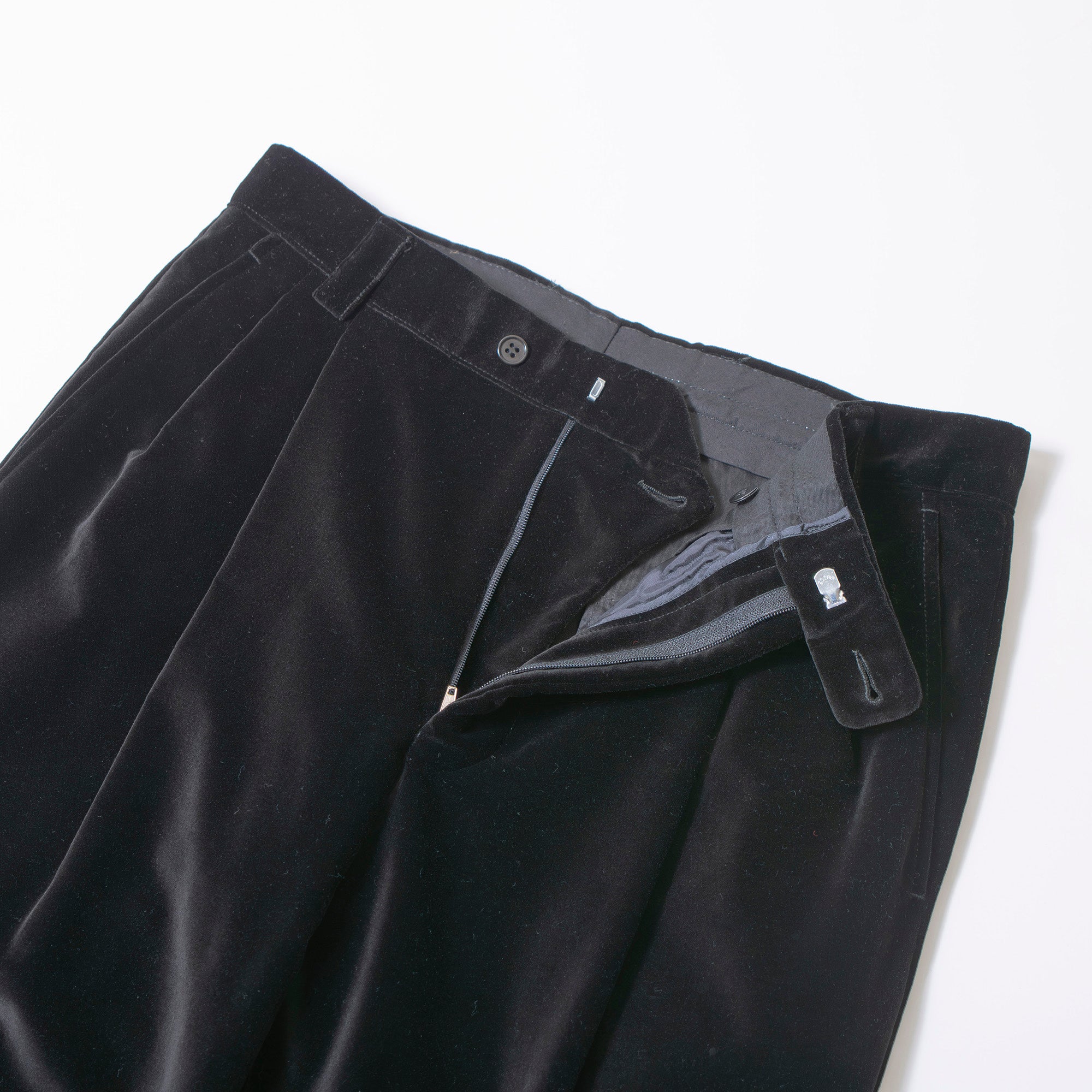 ヴェルサーチ VERSACE CLASSIC V2 セットアップ ベルベット ブラック 3B ジャケット&パンツ メンズ スーツ テーラドジャケット ボトムス