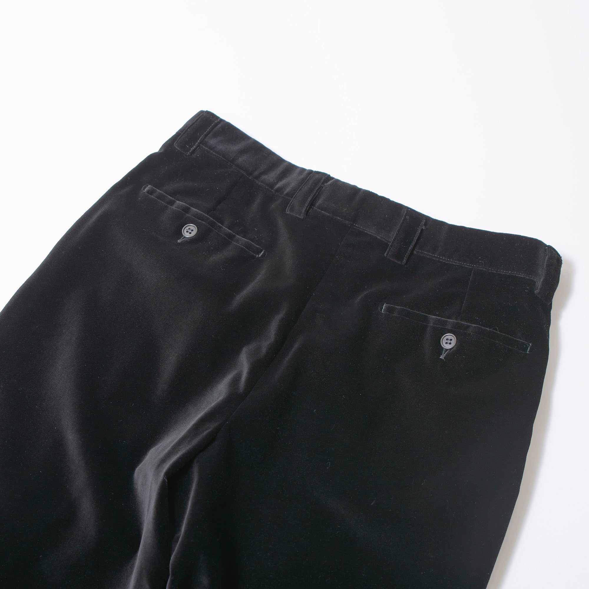 ヴェルサーチ VERSACE CLASSIC V2 セットアップ ベルベット ブラック 3B ジャケット&パンツ メンズ スーツ テーラドジャケット ボトムス