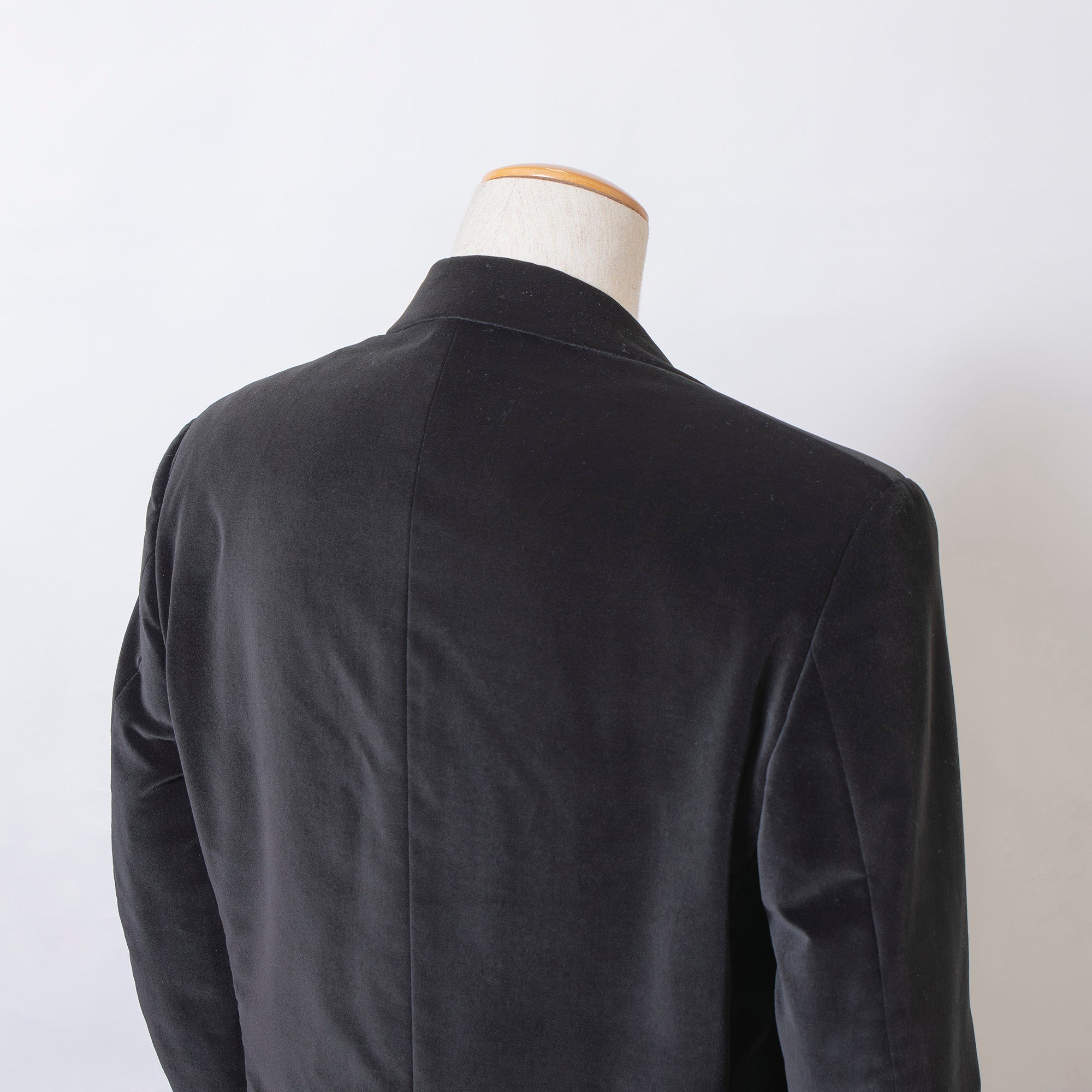 ヴェルサーチ VERSACE CLASSIC V2 セットアップ ベルベット ブラック 3B ジャケット&パンツ メンズ スーツ テーラドジャケット ボトムス