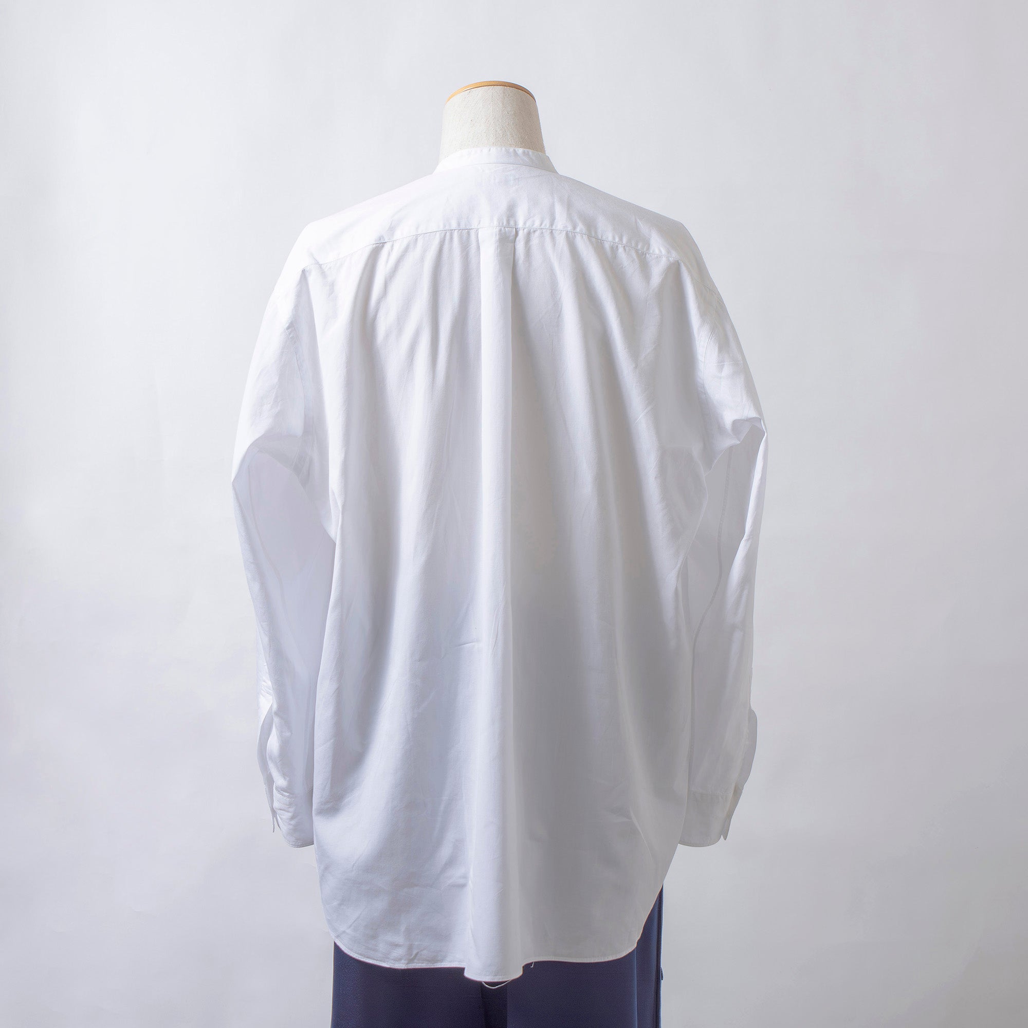 コムデギャルソン COMME des GARCONS HOMME AD1995 オーバーサイズ バンドカラーシャツ ホワイト メンズ 田中オム 田中啓一 アーカイブ