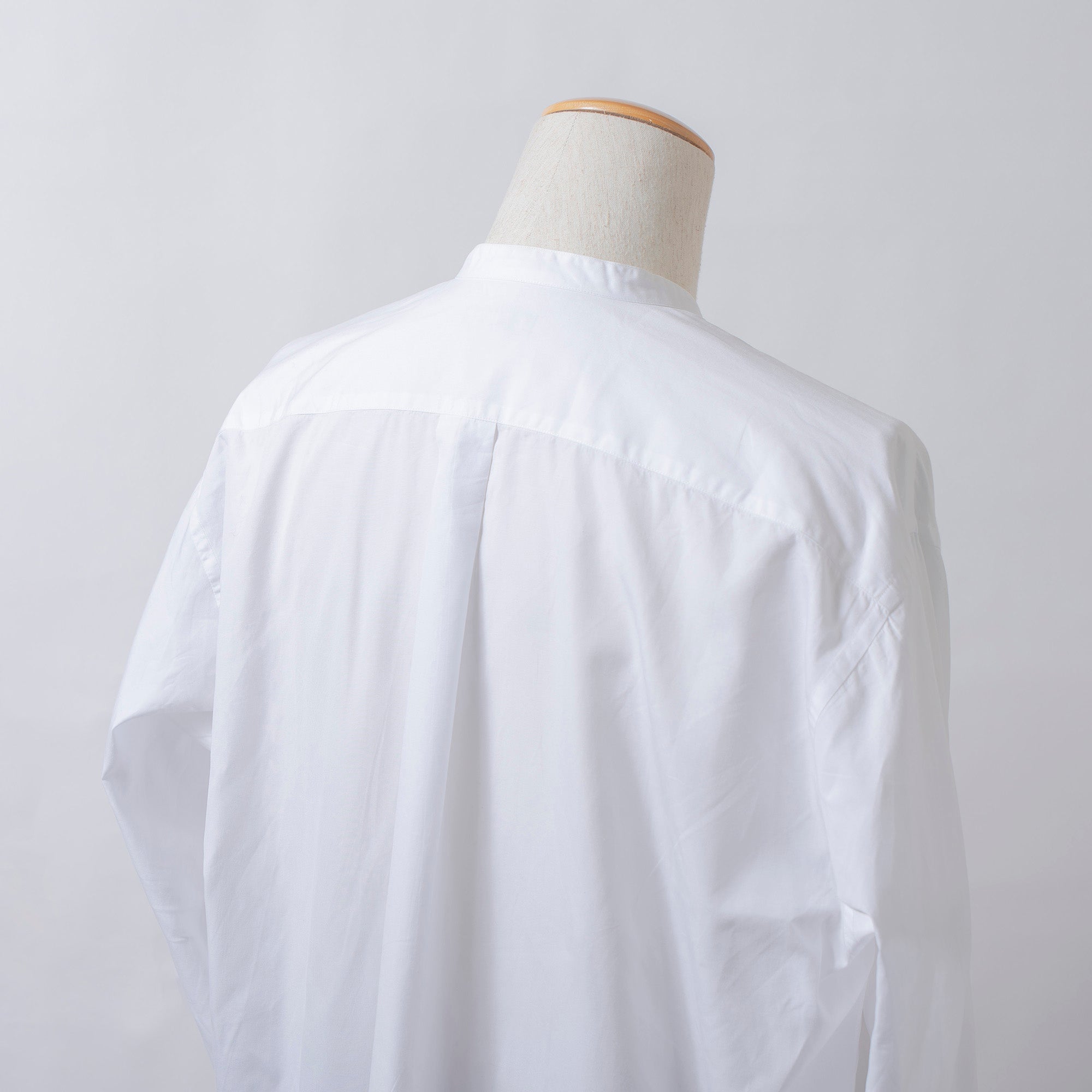 コムデギャルソン COMME des GARCONS HOMME AD1995 オーバーサイズ バンドカラーシャツ ホワイト メンズ 田中オム 田中啓一 アーカイブ