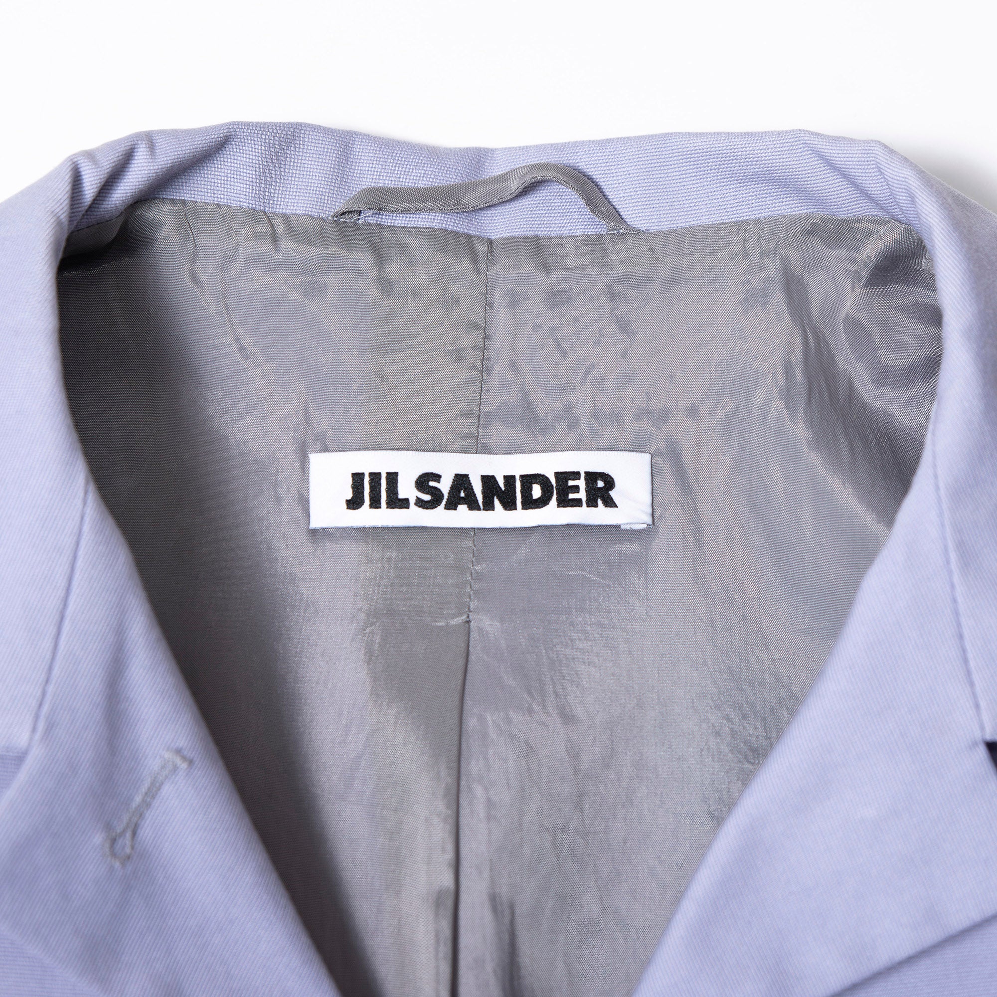 ジルサンダー JIL SANDER テーラードジャケット ラベンダー 38 レディース イタリア製 比翼仕立て ミニマル アウター カジュアルジャケット