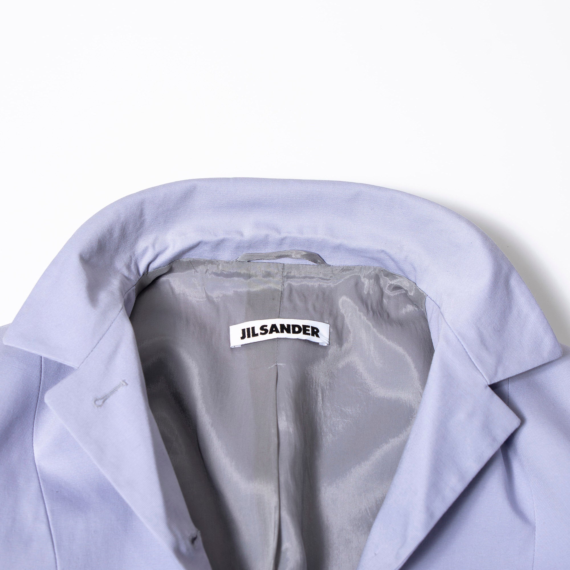 ジルサンダー JIL SANDER テーラードジャケット ラベンダー 38 レディース イタリア製 比翼仕立て ミニマル アウター カジュアルジャケット