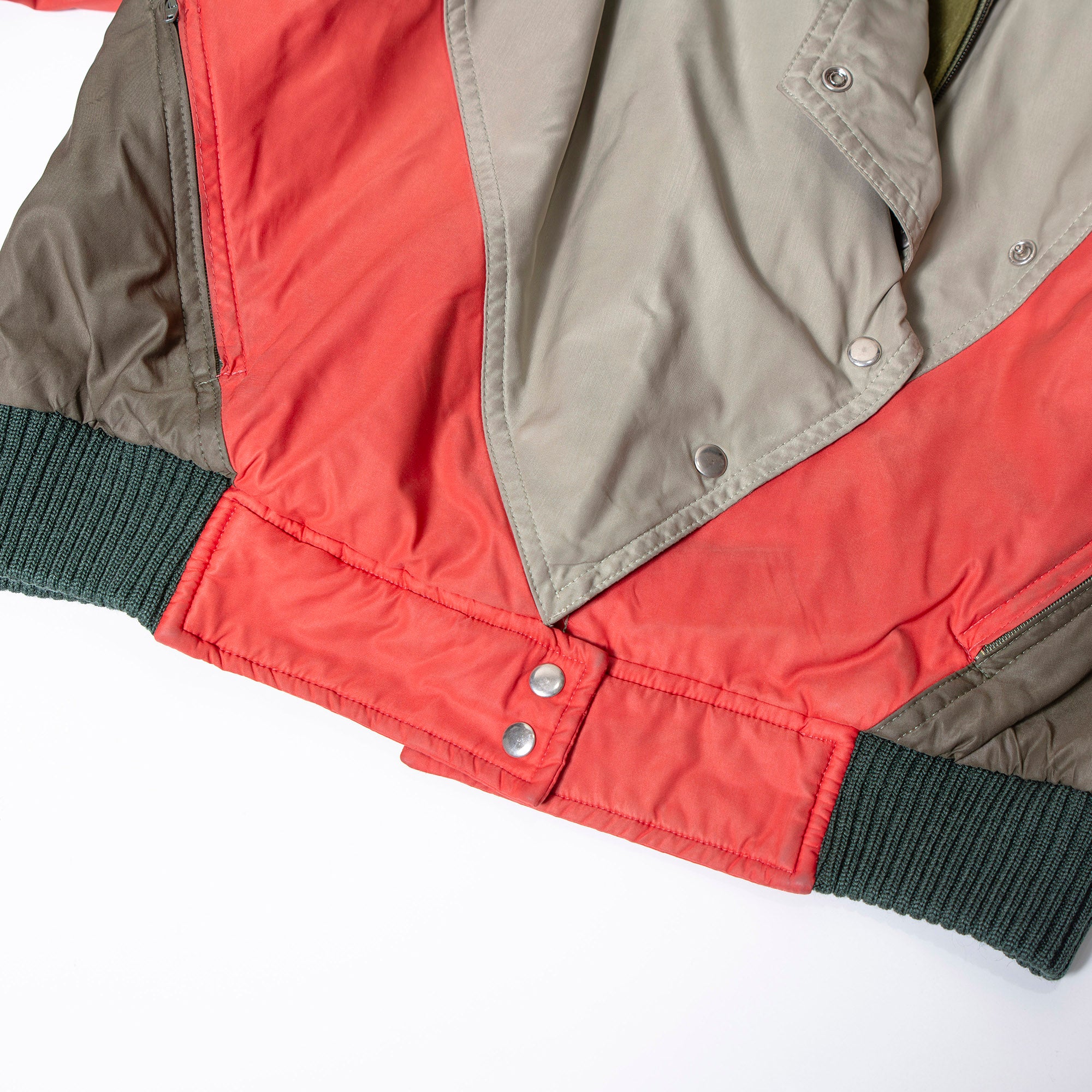 Christian Dior SPORTS Military Short Jacket, Khaki/Orange, Size M, Women's, 90s Bomber Jacket, MA1, Outerwear