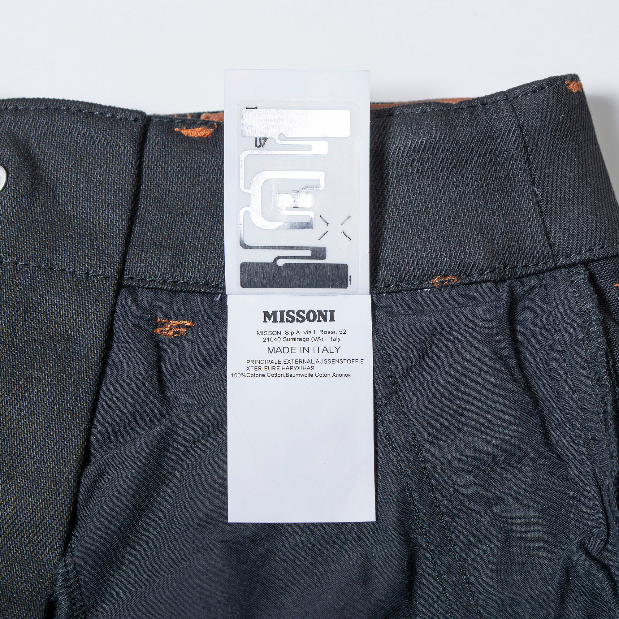 ミッソーニ MISSONI デニムスカート ブラック 38 レディース イタリア製 台形スカート ミニスカート タイトスカート ボトムス