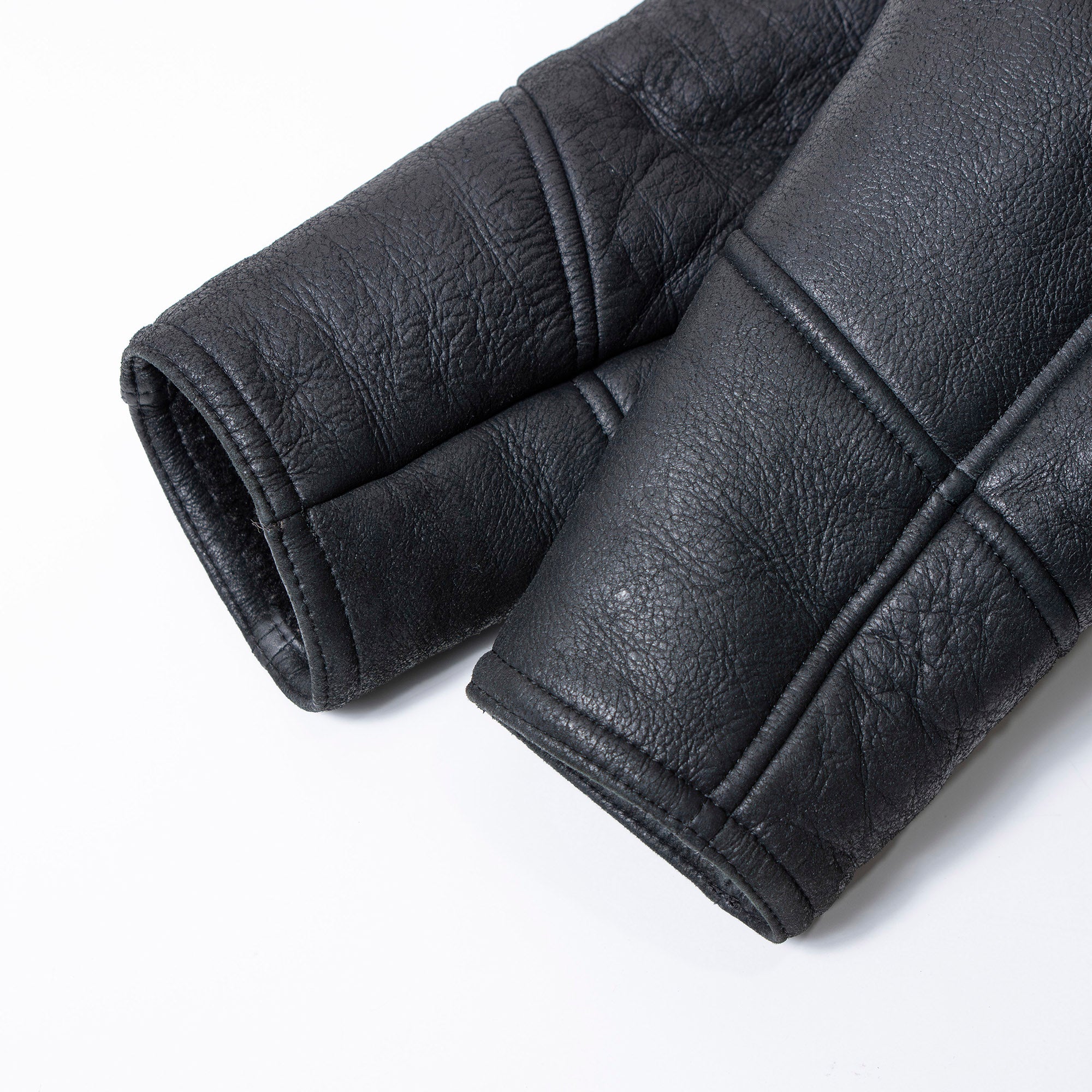 Harley-Davidson Men's Sheepskin Leather Jacket, Black, Size M, Mouton, Boa, Rider's Jacket