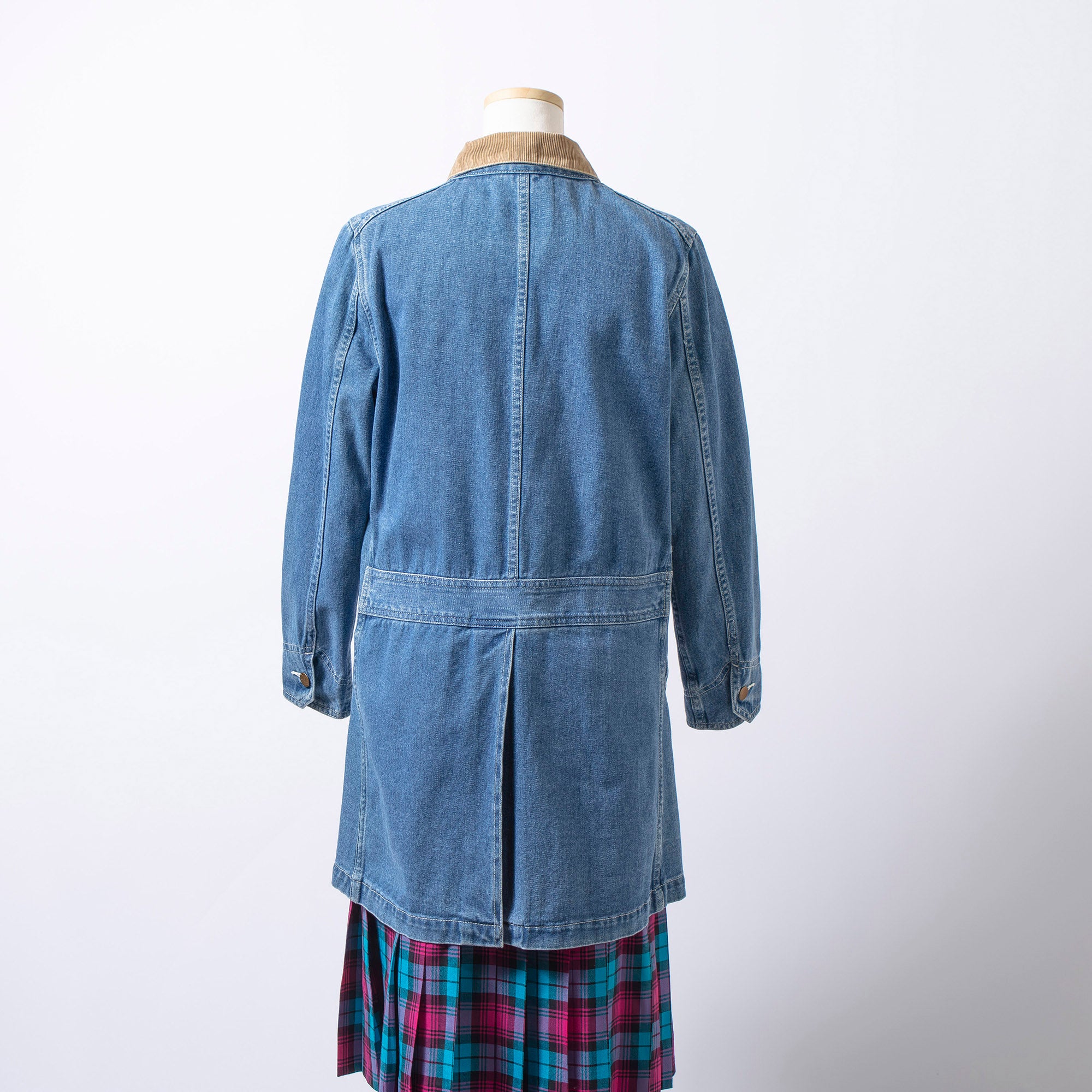 Lee denim jacket, coverall, corduroy, size M, unisex, American casual, work, light-weight denim shirt, casual jacket
